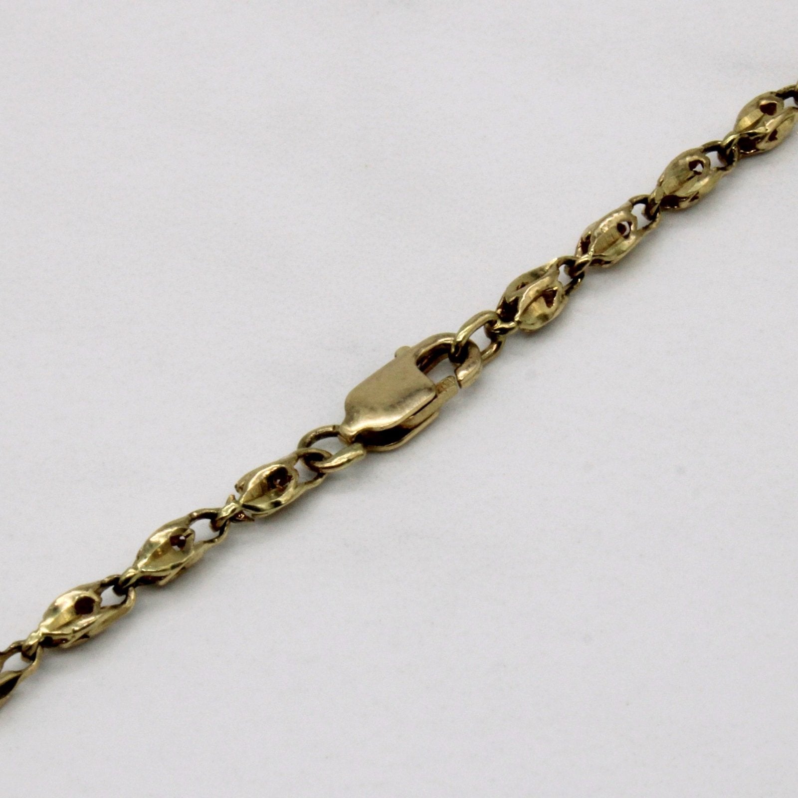 10k Yellow Gold Ankle Bracelet | 10" | - 100 Ways