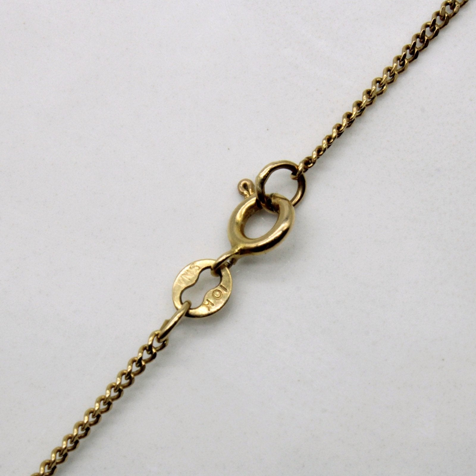 10k Yellow Gold Ball Link Chain | 16" | - 100 Ways