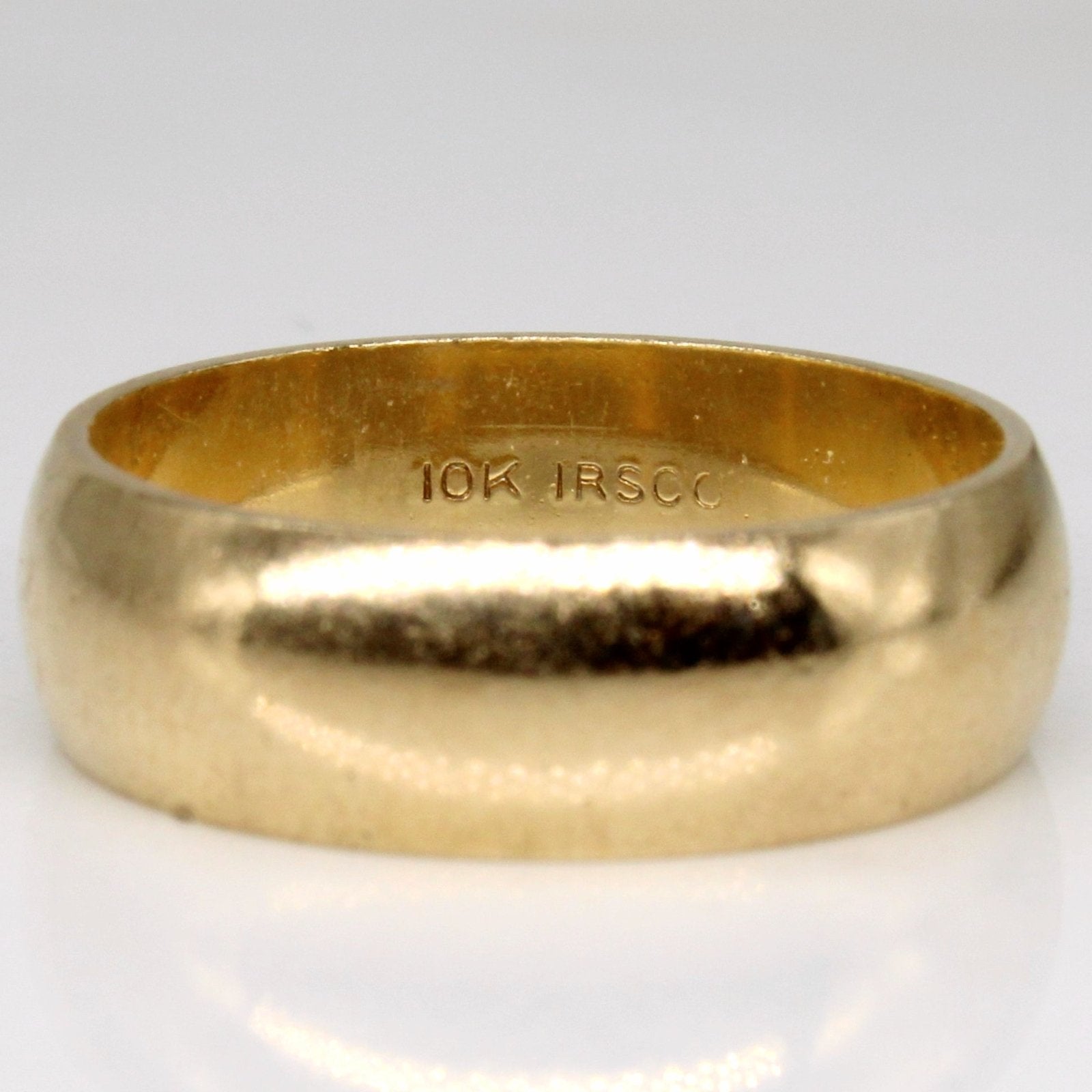 10k Yellow Gold Band | SZ 6.75 | - 100 Ways