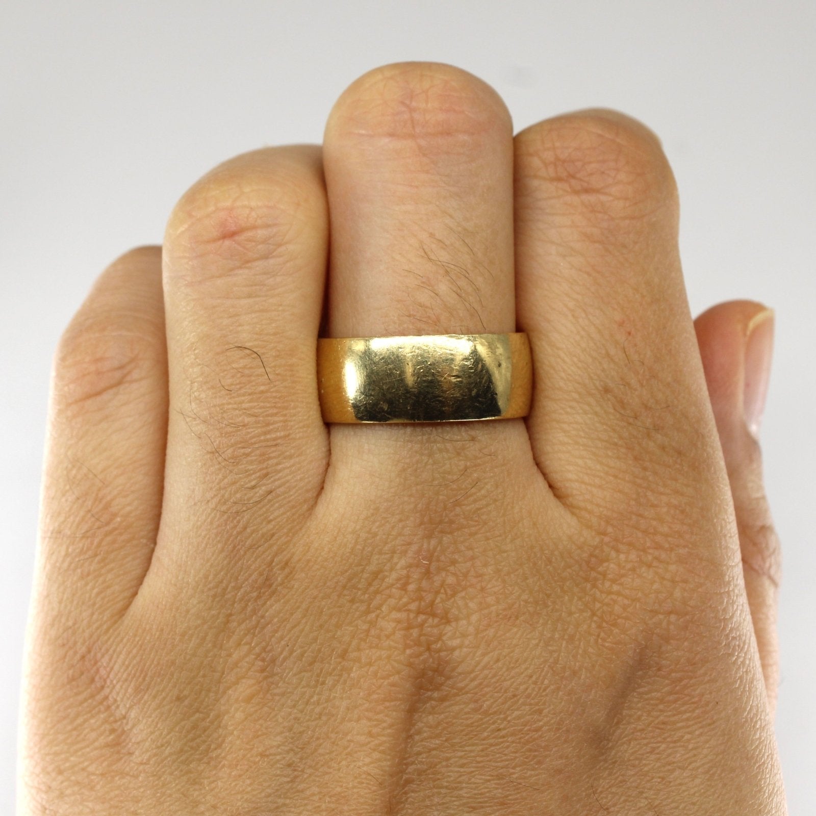 10k Yellow Gold Band | SZ 7.75 | - 100 Ways