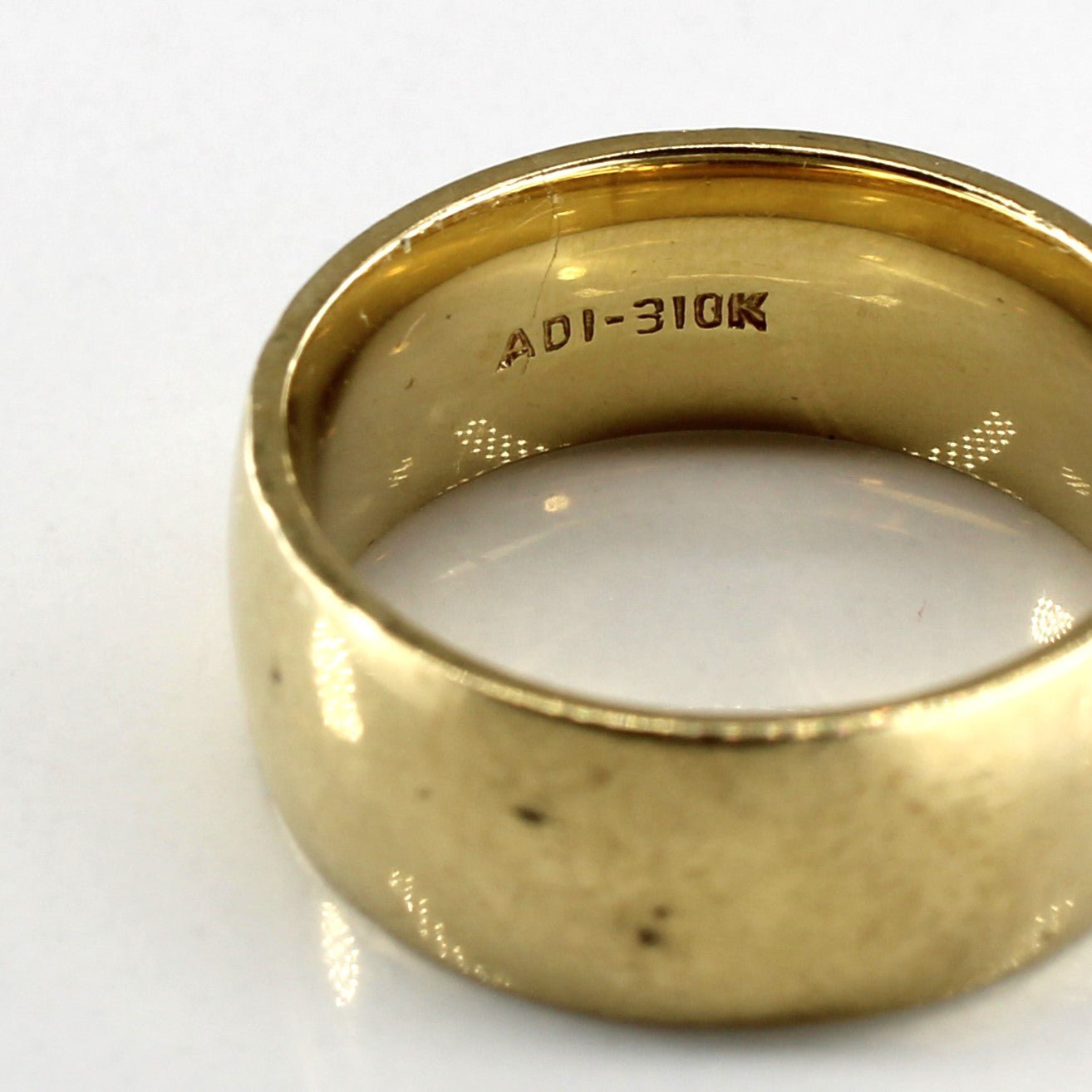 10k Yellow Gold Band | SZ 7.75 | - 100 Ways