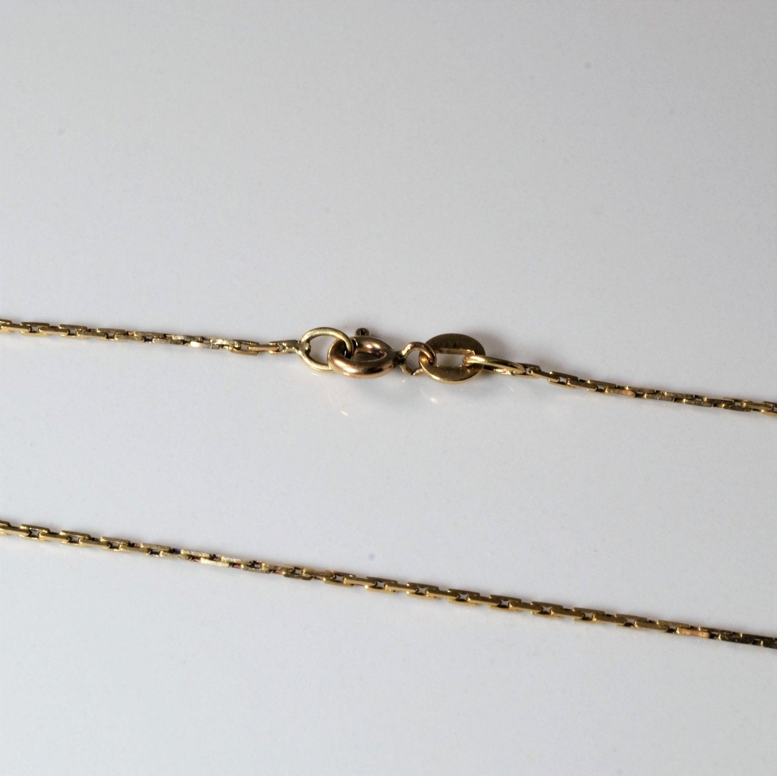 10k Yellow Gold Box Chain | 18" | - 100 Ways