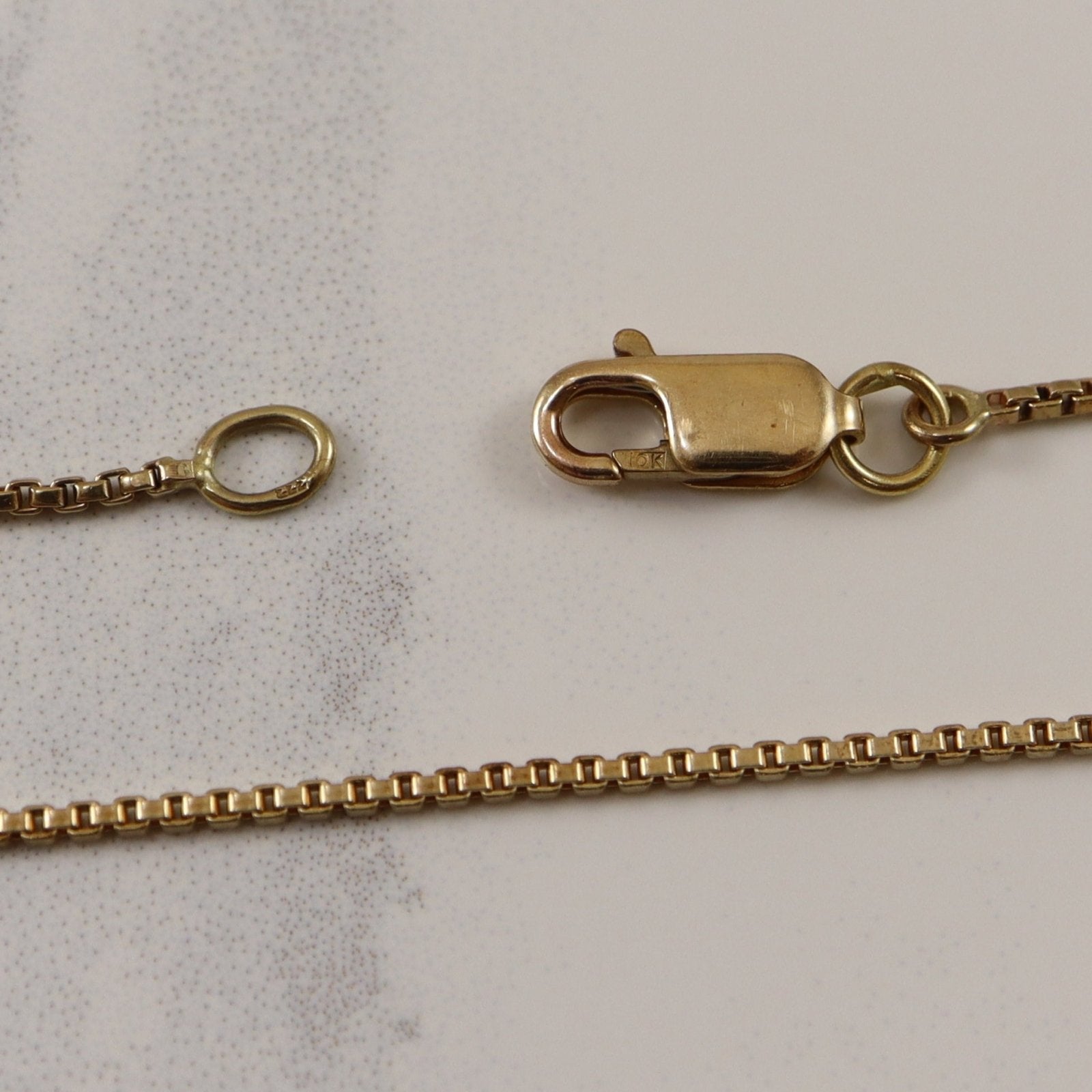 10k Yellow Gold Box Chain | 18.5" | - 100 Ways