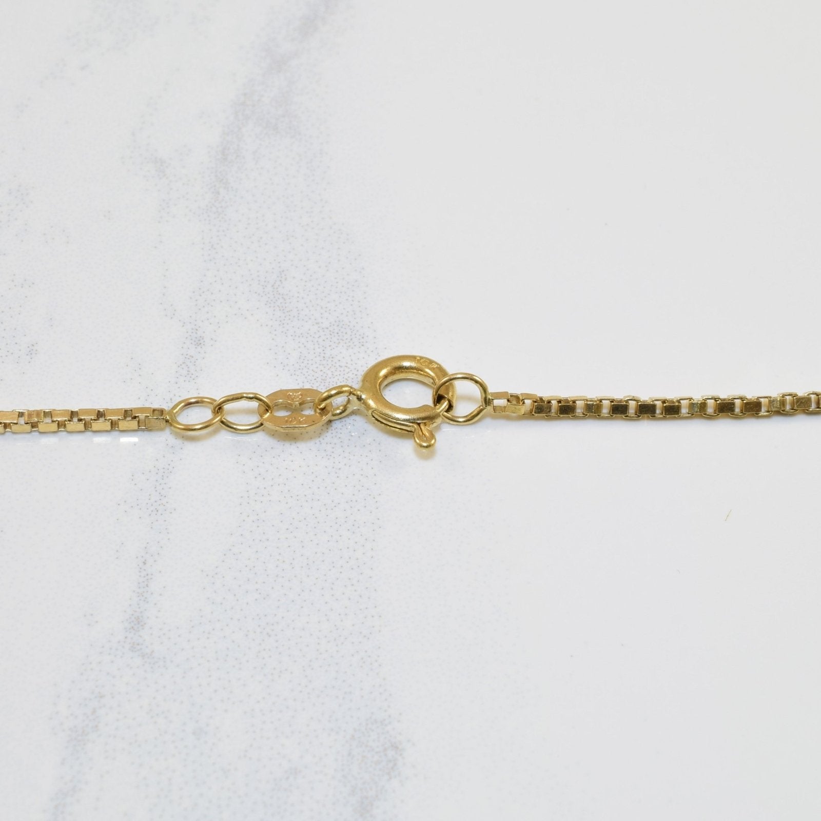 10k Yellow Gold Box Chain | 20" | - 100 Ways