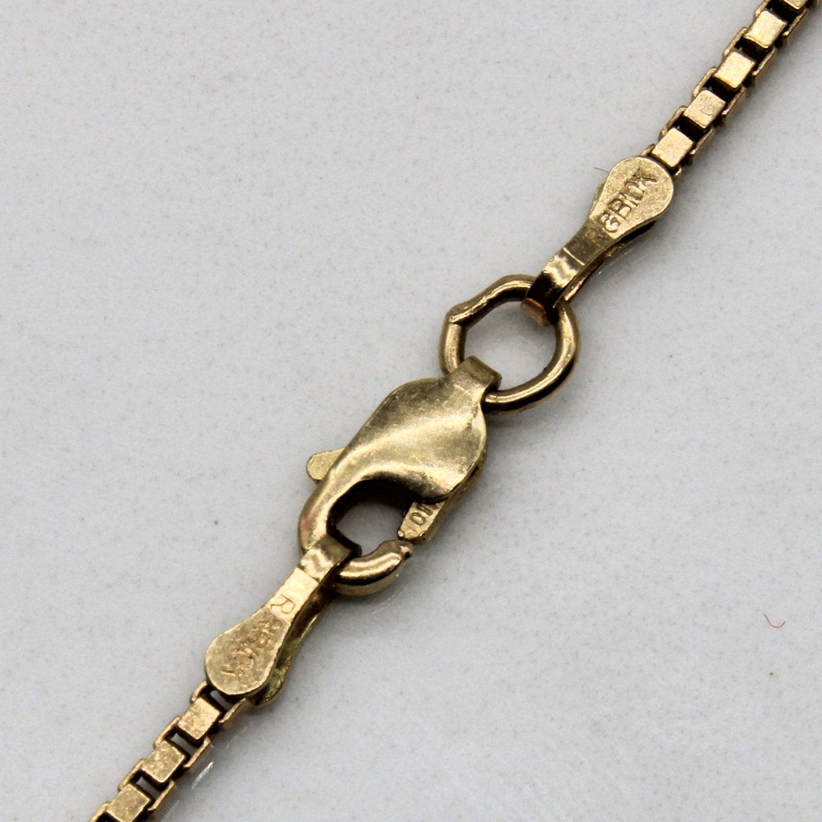 10k Yellow Gold Box Chain | 20" | - 100 Ways
