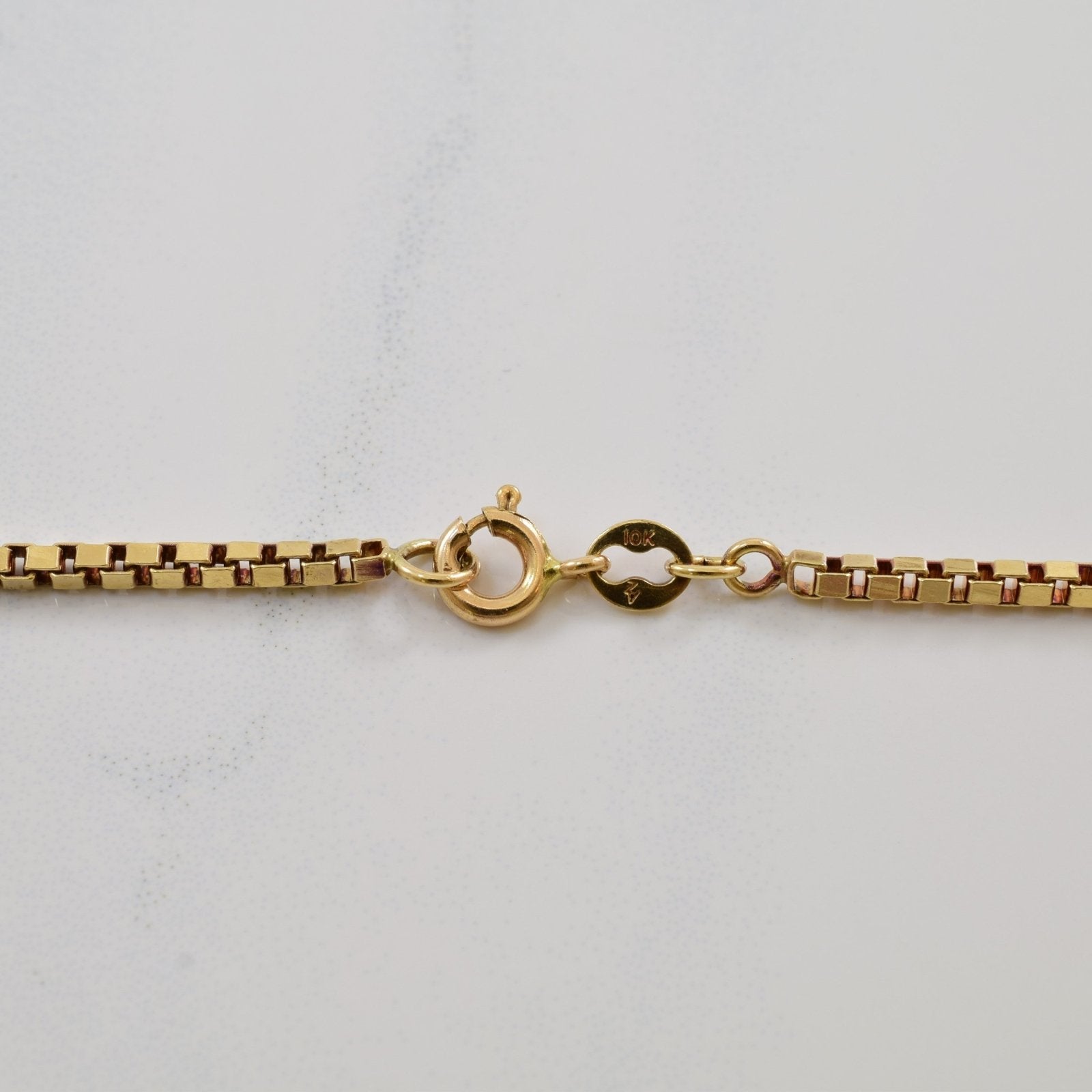 10k Yellow Gold Box Chain | 20.5" | - 100 Ways
