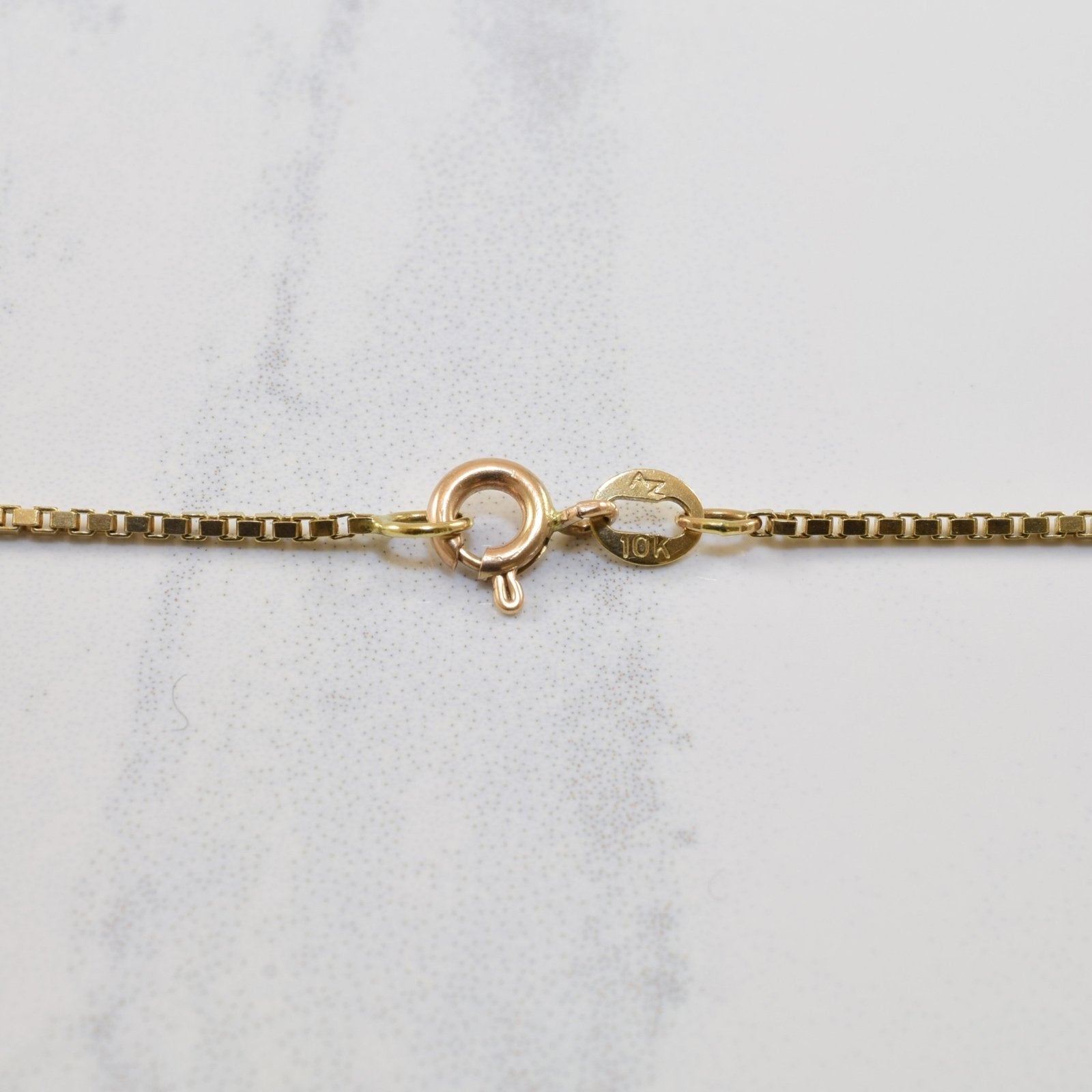 10K Yellow Gold Box Chain | 23" | - 100 Ways