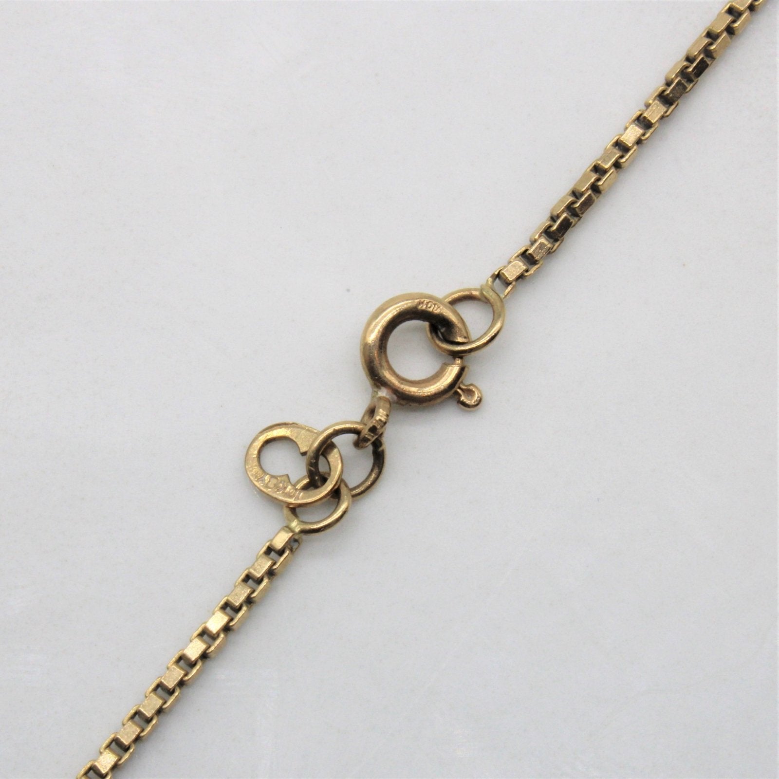 10k Yellow Gold Box Chain | 23" | - 100 Ways