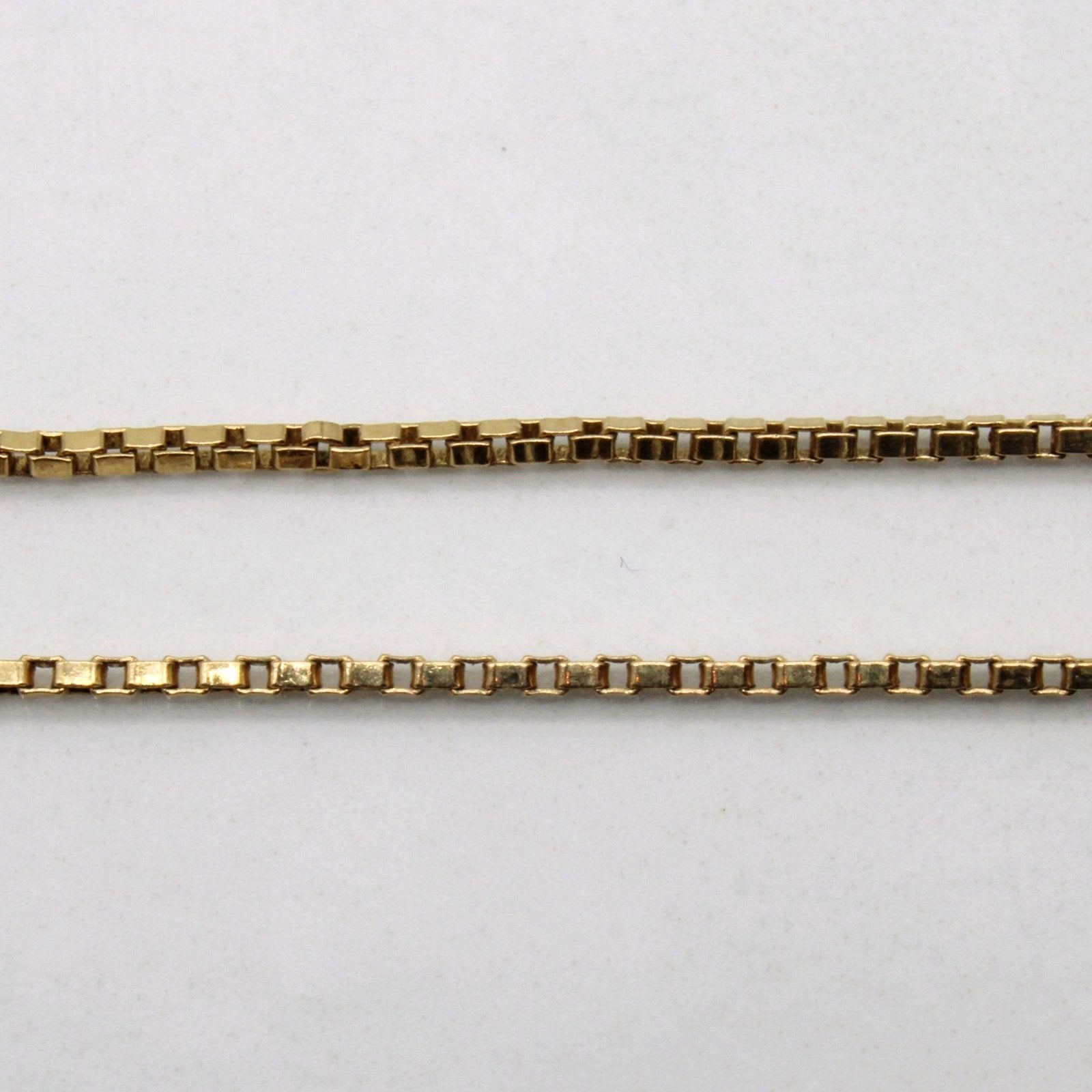 10k Yellow Gold Box Chain | 24" | - 100 Ways