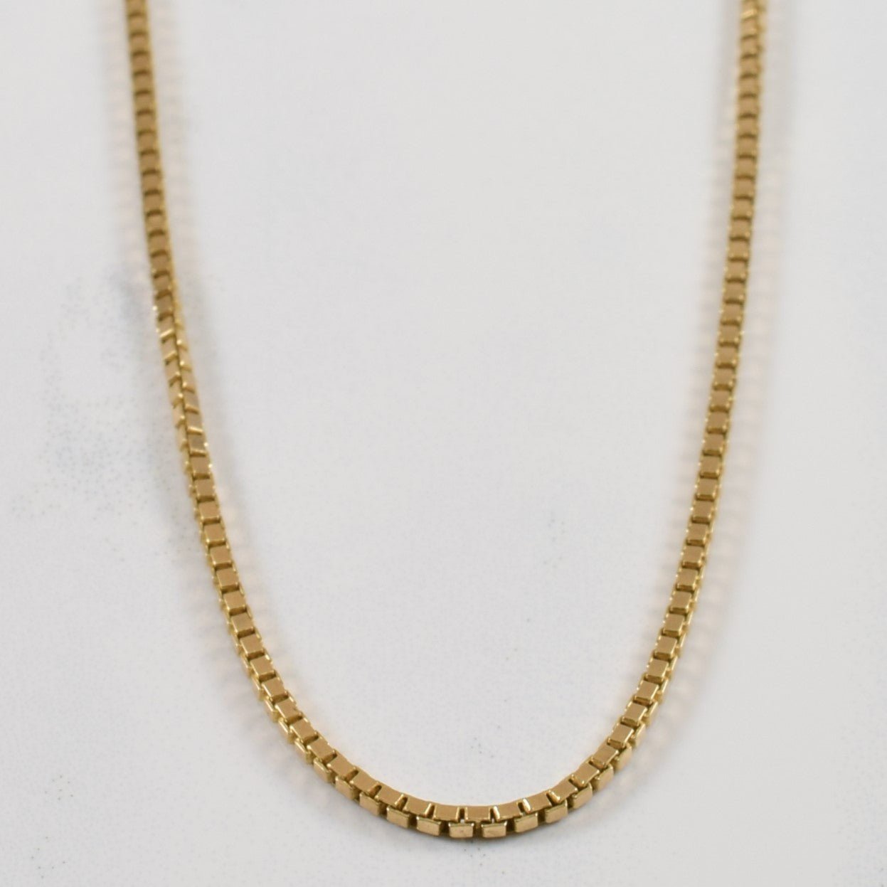 10k Yellow Gold Box Chain | 24" | - 100 Ways