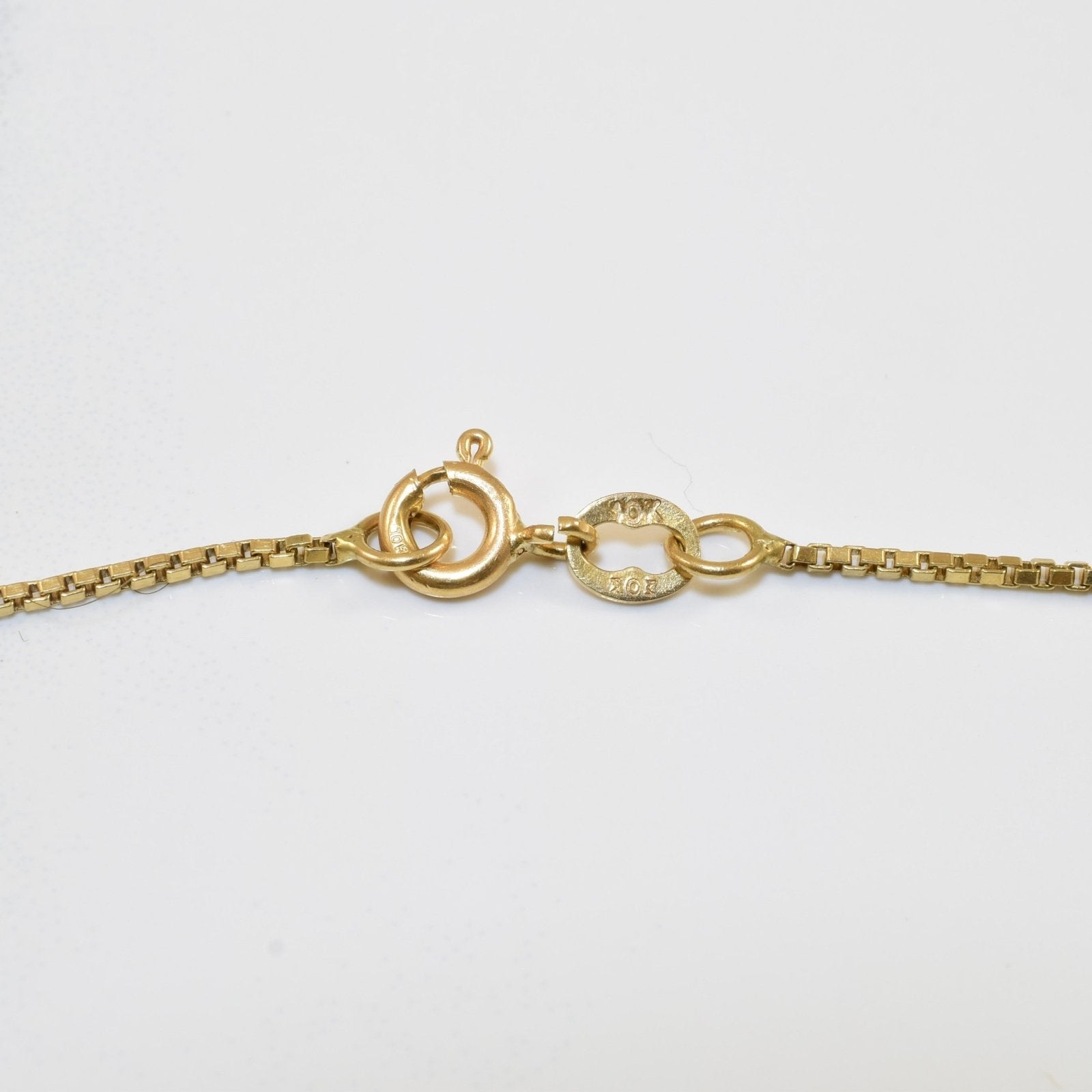 10k Yellow Gold Box Chain | 24" | - 100 Ways