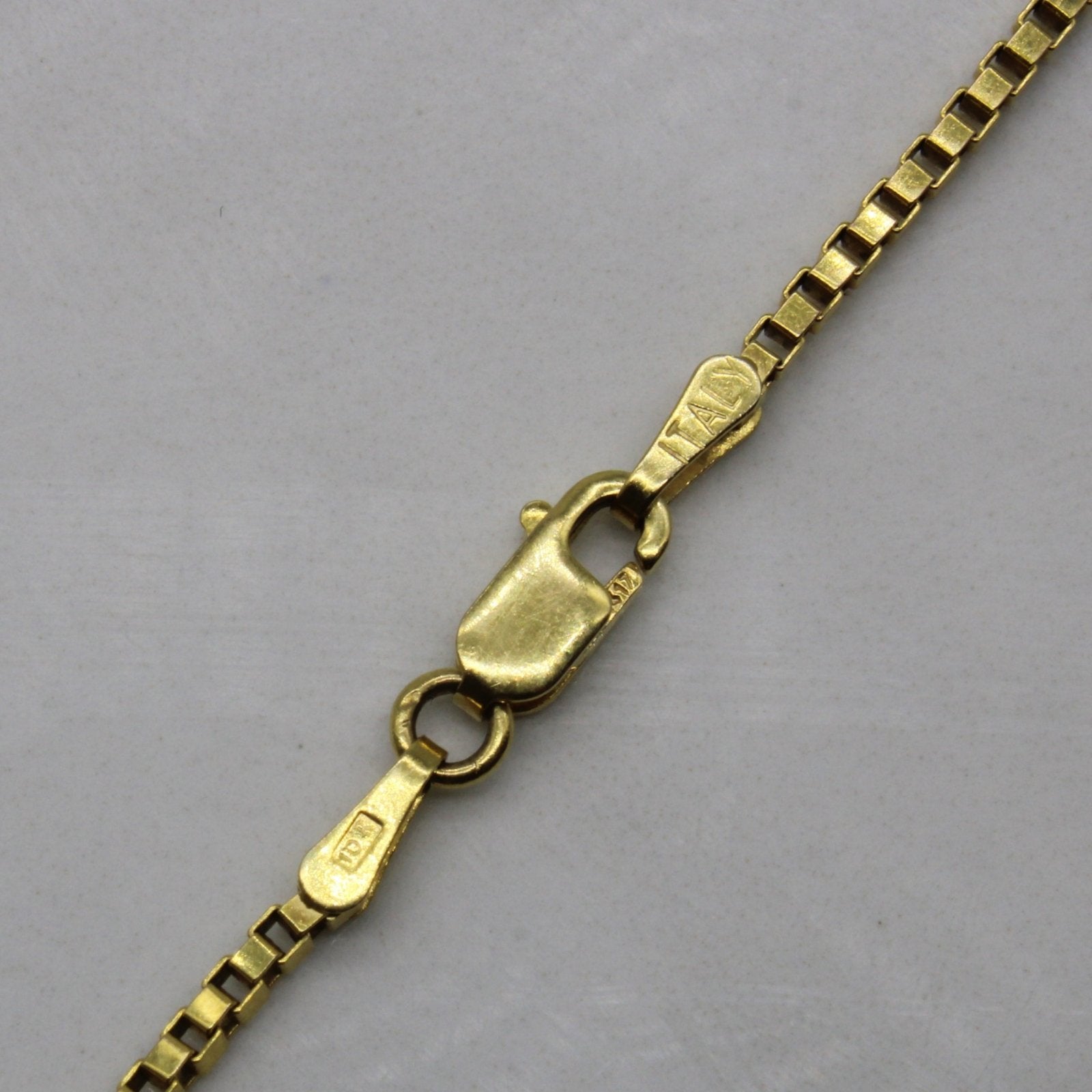 10k Yellow Gold Box Chain | 24" | - 100 Ways