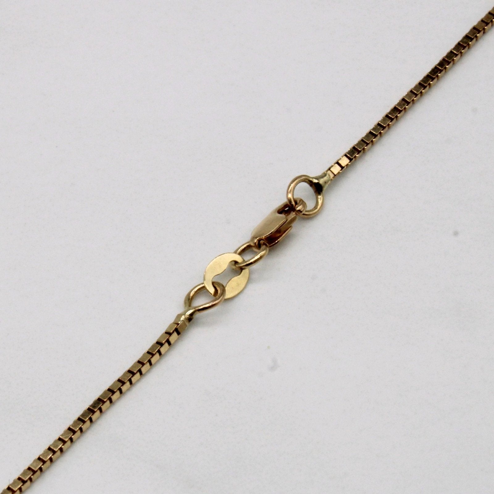 10k Yellow Gold Box Link Chain | 16" | - 100 Ways