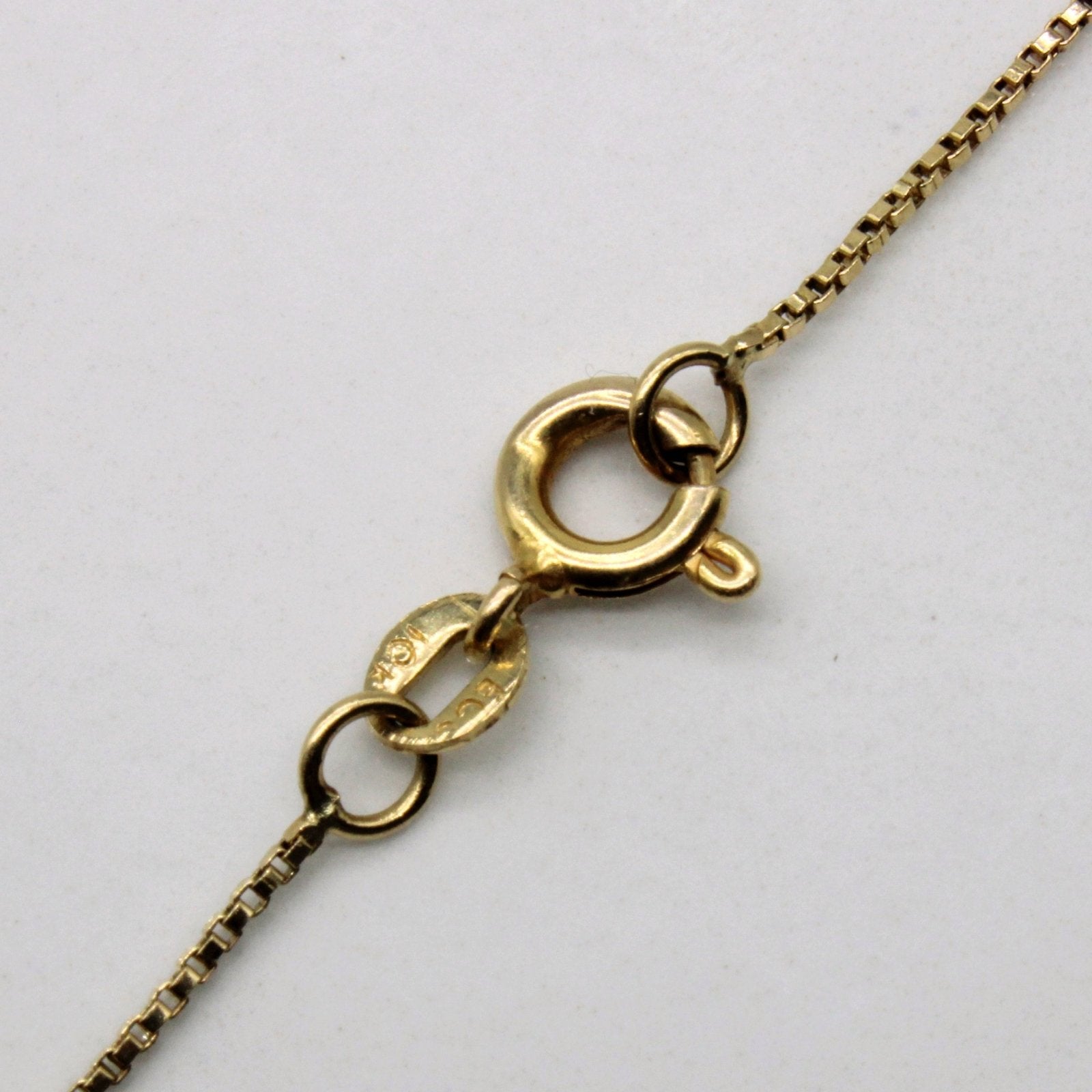 10k Yellow Gold Box Link Chain | 18" | - 100 Ways