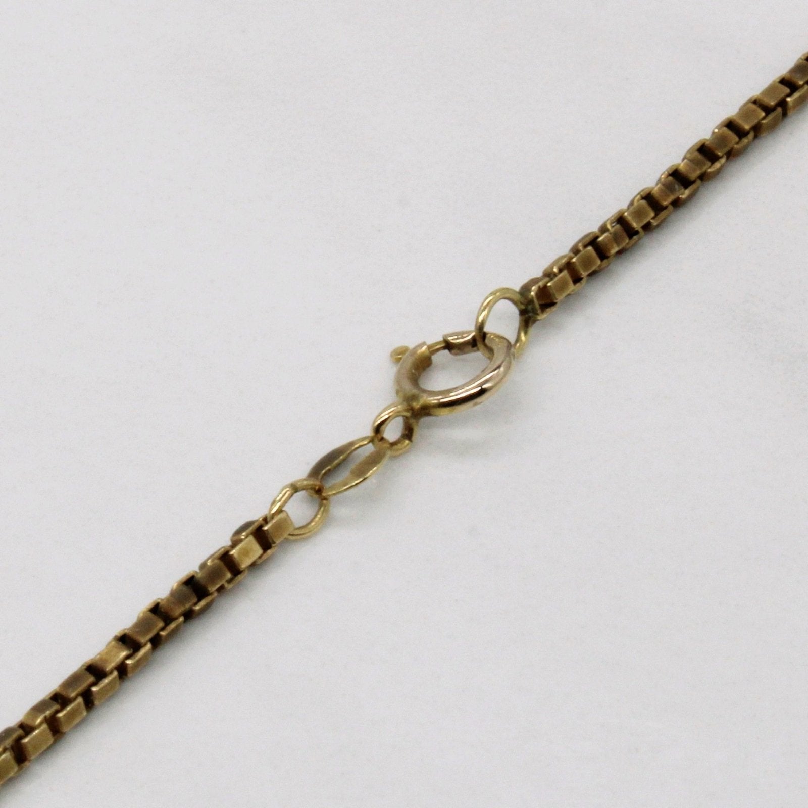 10k Yellow Gold Box Link Chain | 18" | - 100 Ways