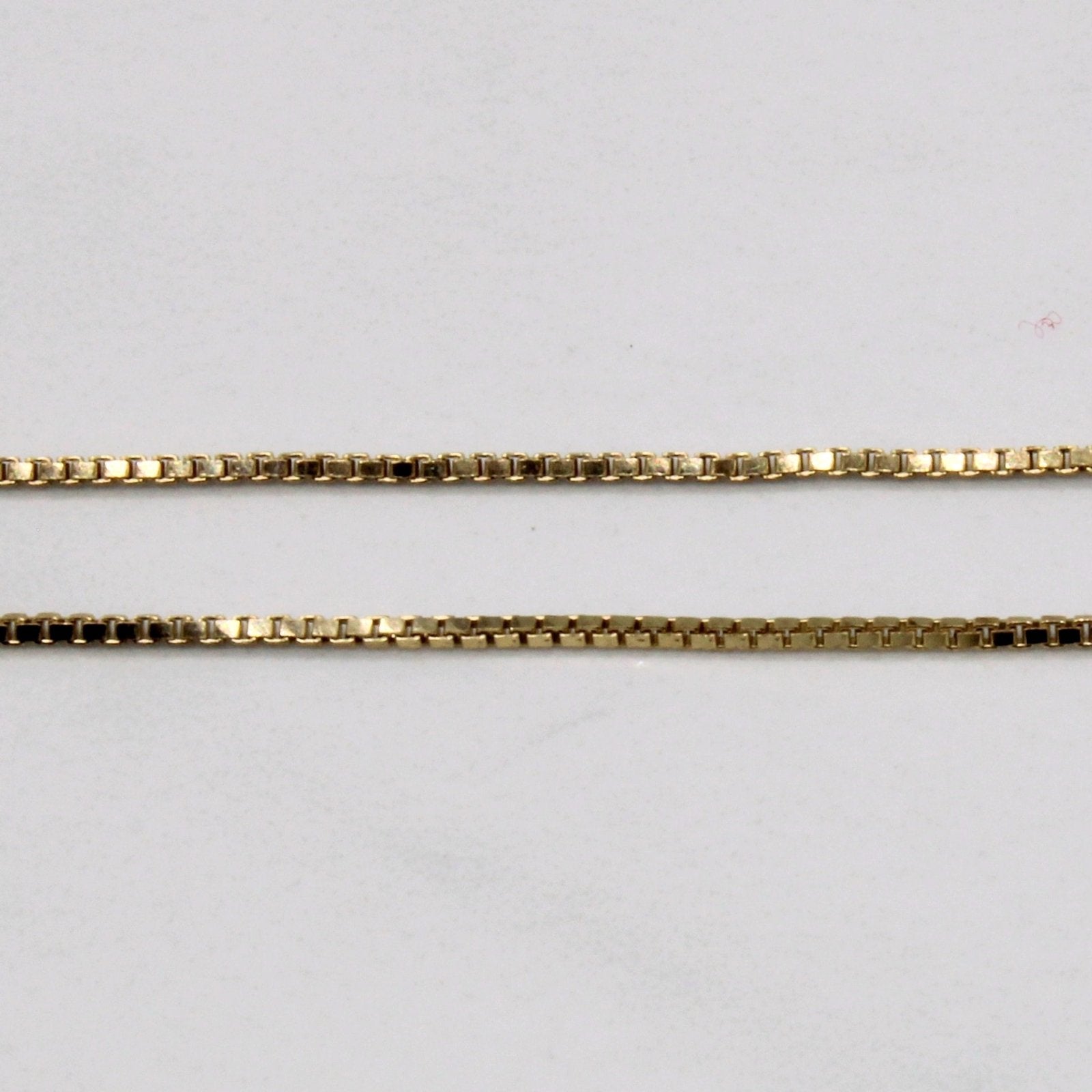10k Yellow Gold Box Link Chain | 18" | - 100 Ways
