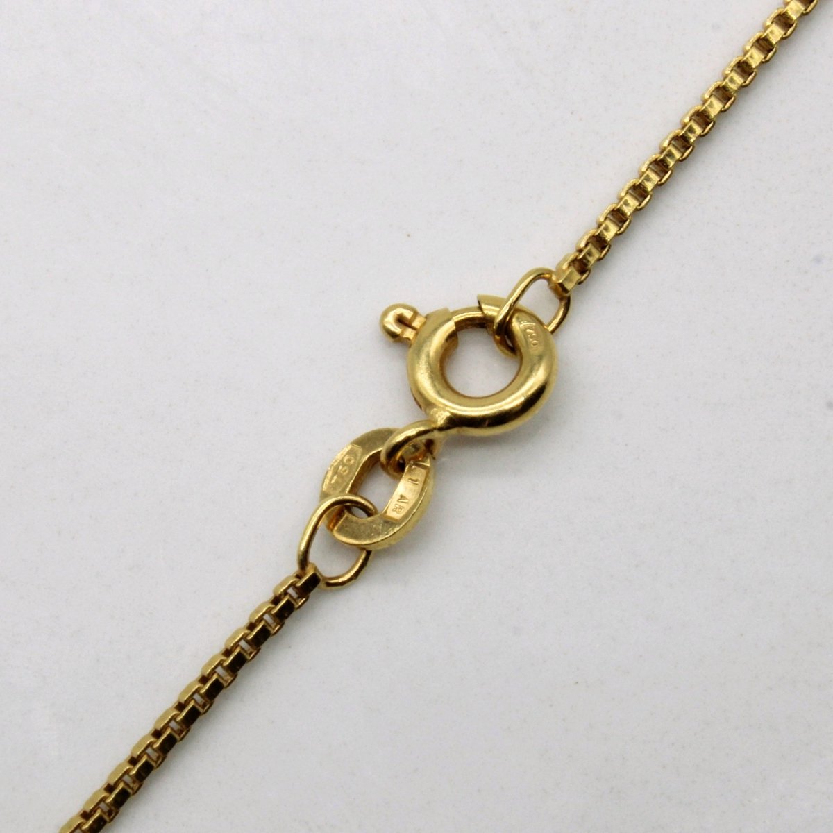 10k Yellow Gold Box Link Chain | 21" | - 100 Ways
