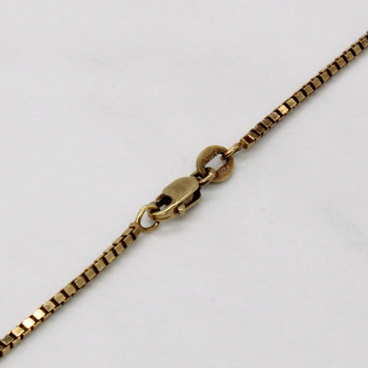 10k Yellow Gold Box Link Chain | 22" | - 100 Ways