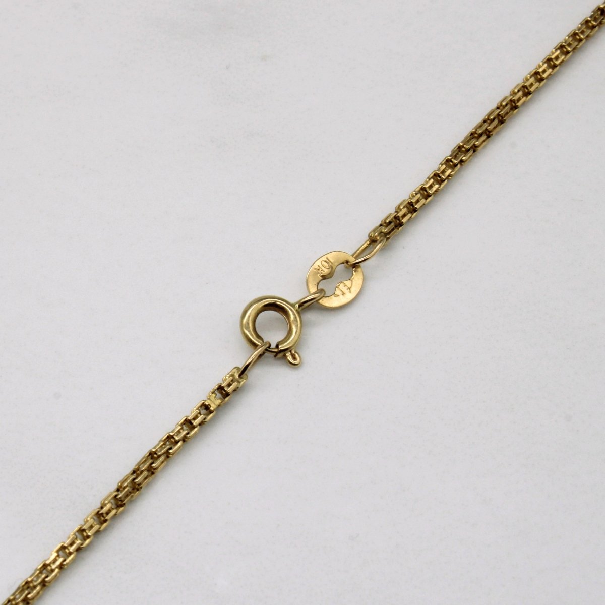 10k Yellow Gold Box Link Chain | 22" | - 100 Ways