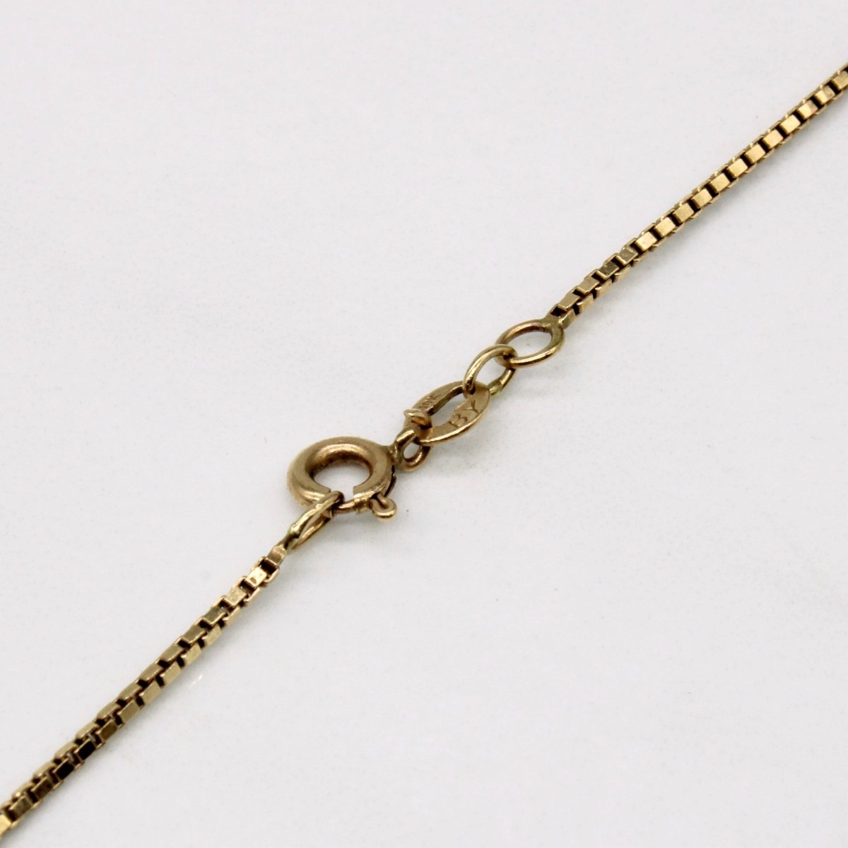 10k Yellow Gold Box Link Chain | 23" | - 100 Ways