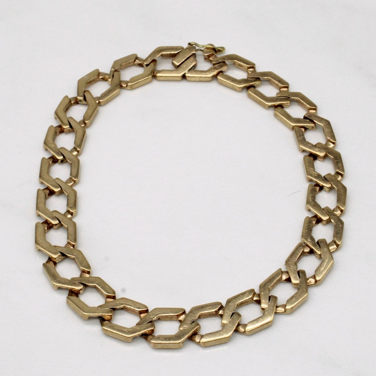 10k Yellow Gold Bracelet | 8" | - 100 Ways