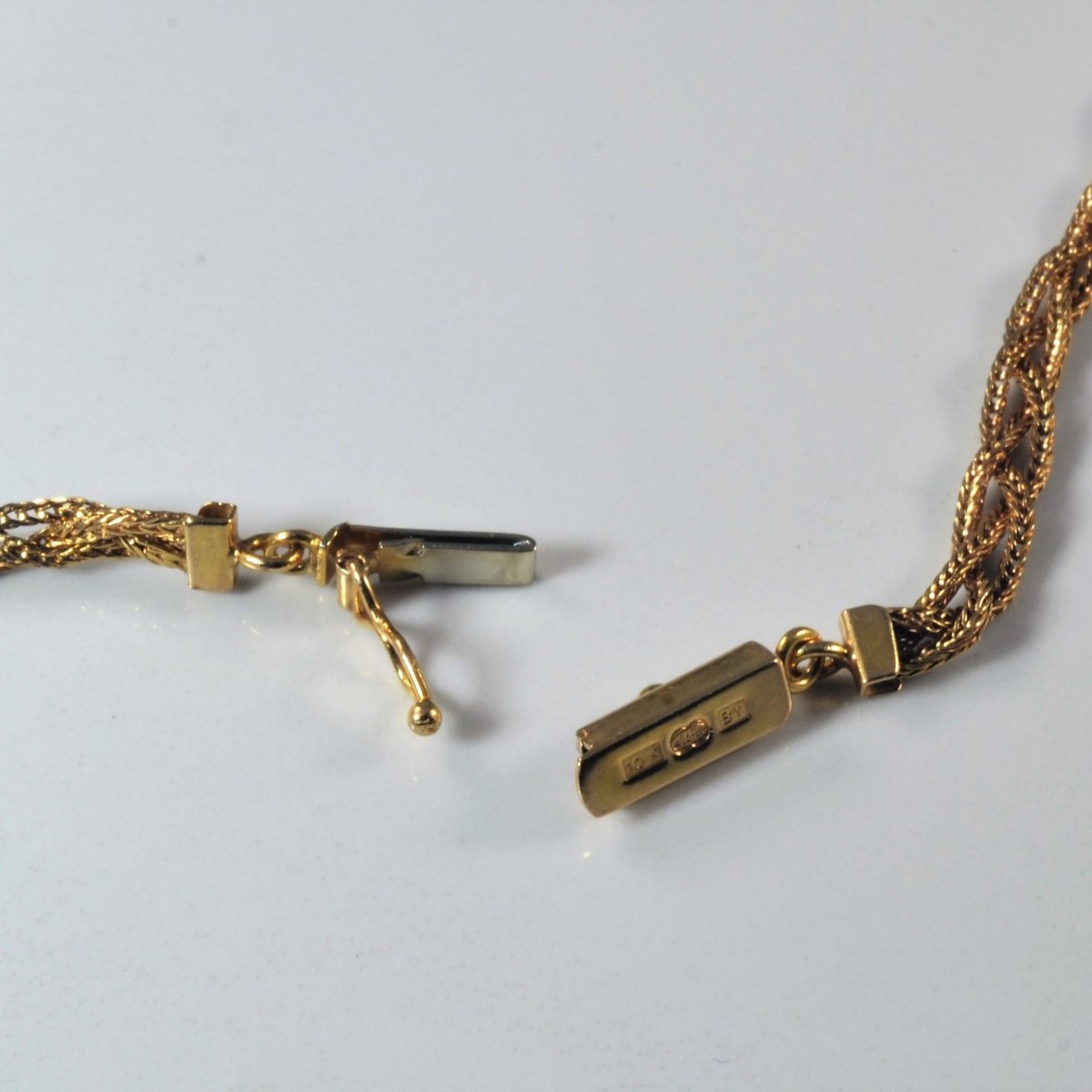 10k Yellow Gold Braided Chain | 14" | - 100 Ways