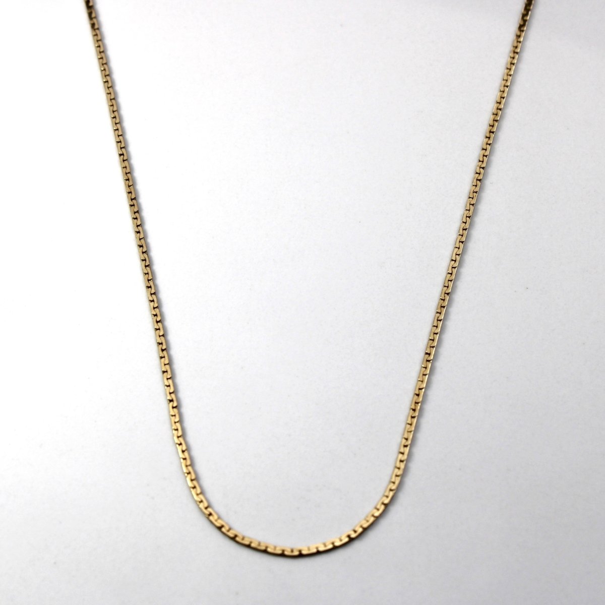 10k Yellow Gold C LinkChain | 16"| - 100 Ways