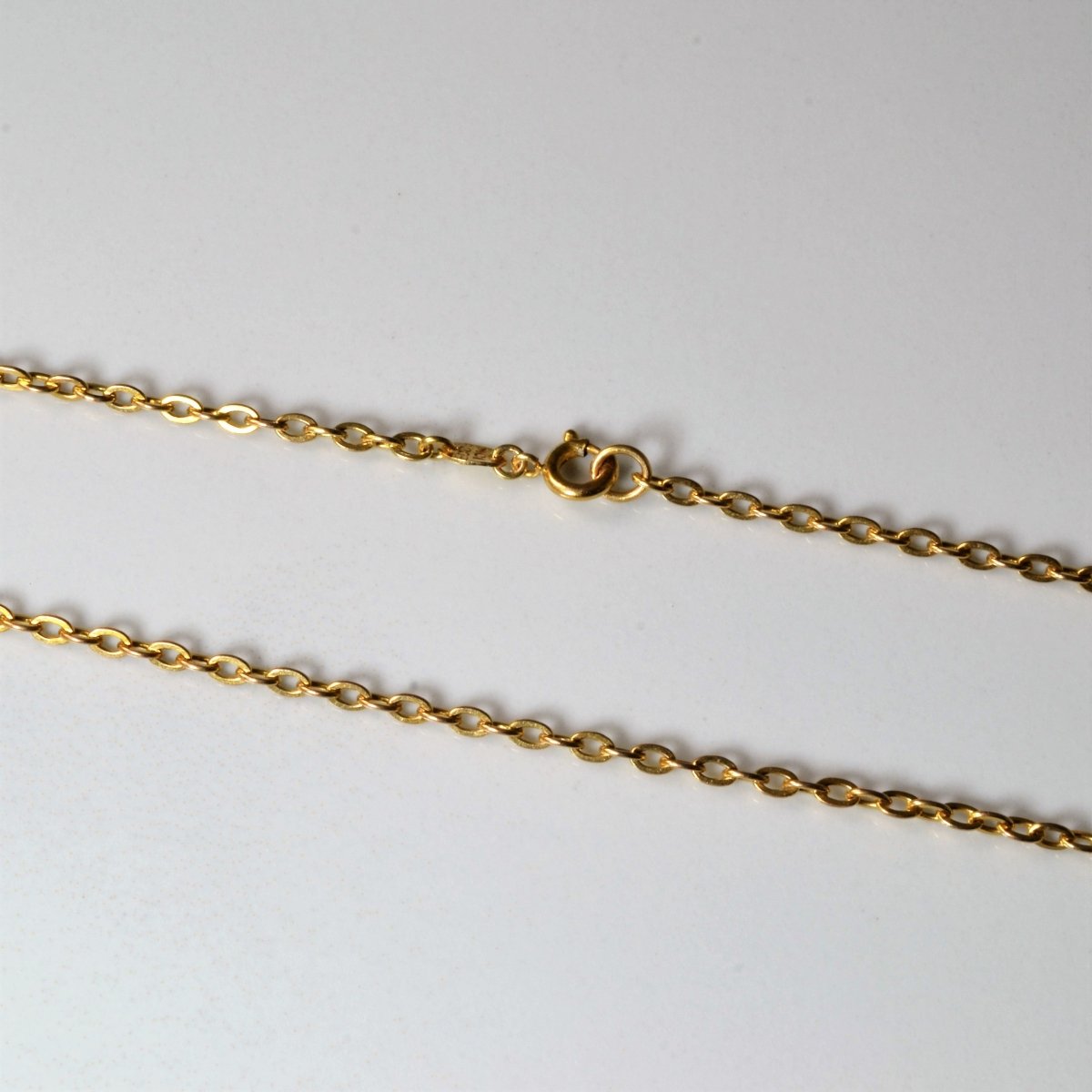 10k Yellow Gold Cable Chain | 15" | - 100 Ways