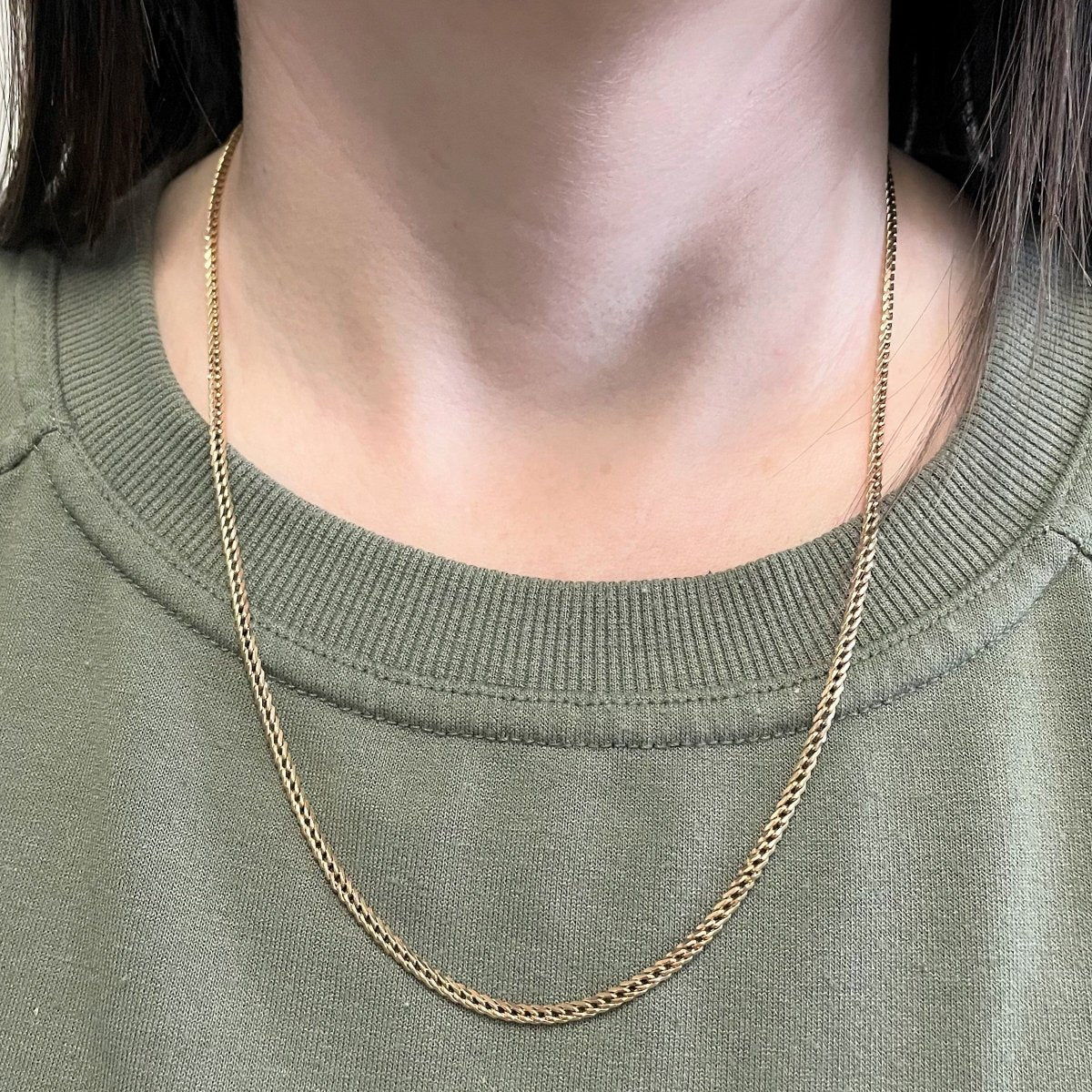 10k Yellow Gold Cable Chain | 20" | - 100 Ways