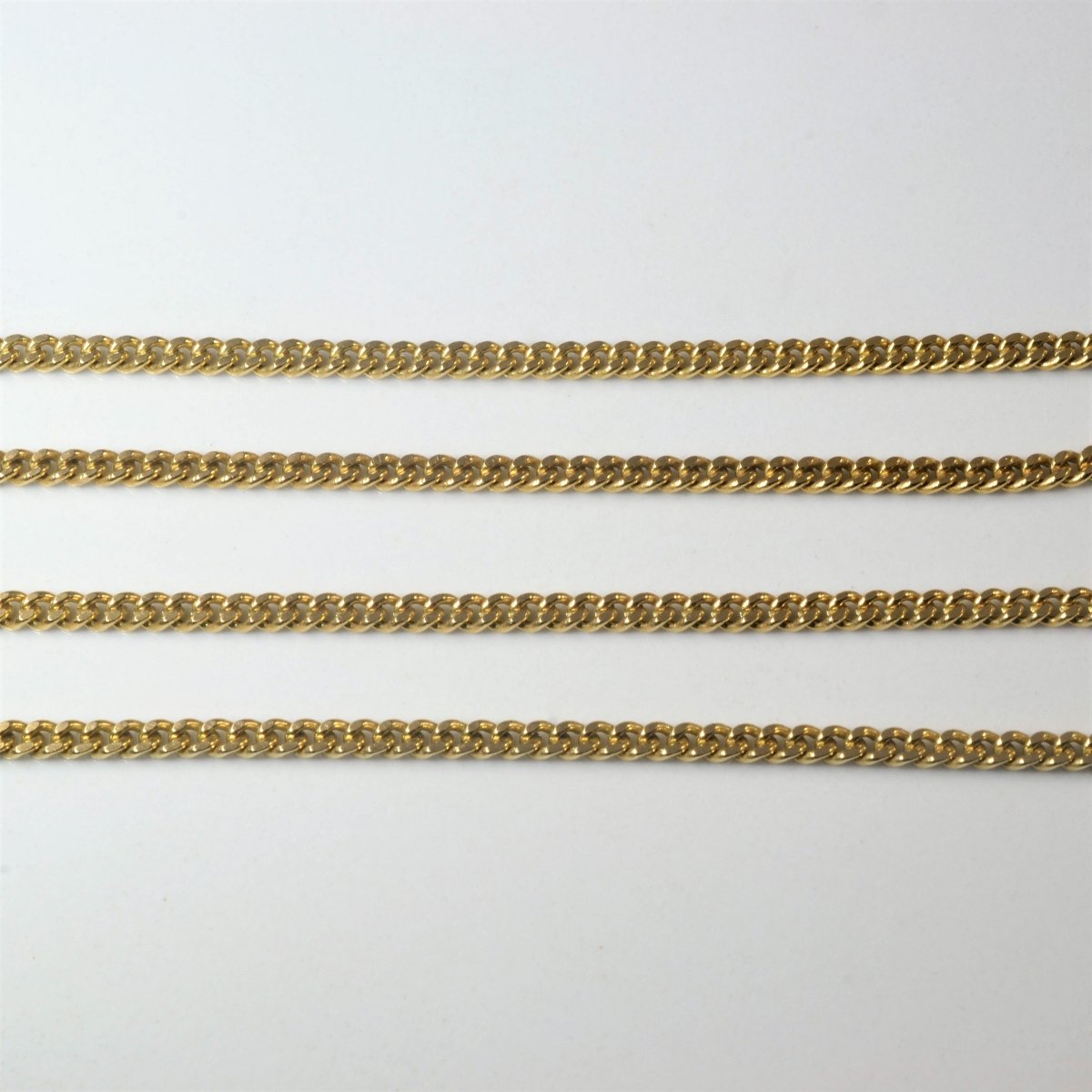 10k Yellow Gold Cable Chain | 22" | - 100 Ways
