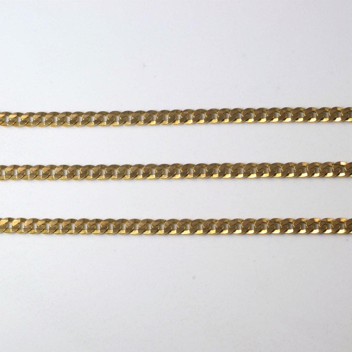 10k Yellow Gold Cable Link Chain | 18.5" | - 100 Ways