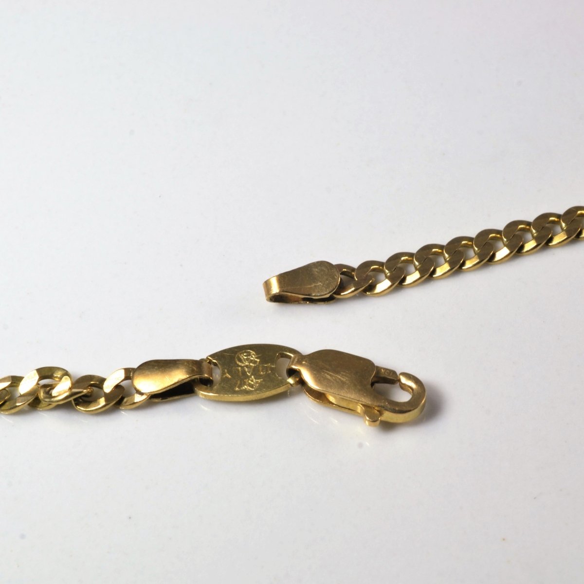 10k Yellow Gold Cable Link Chain | 18.5" | - 100 Ways