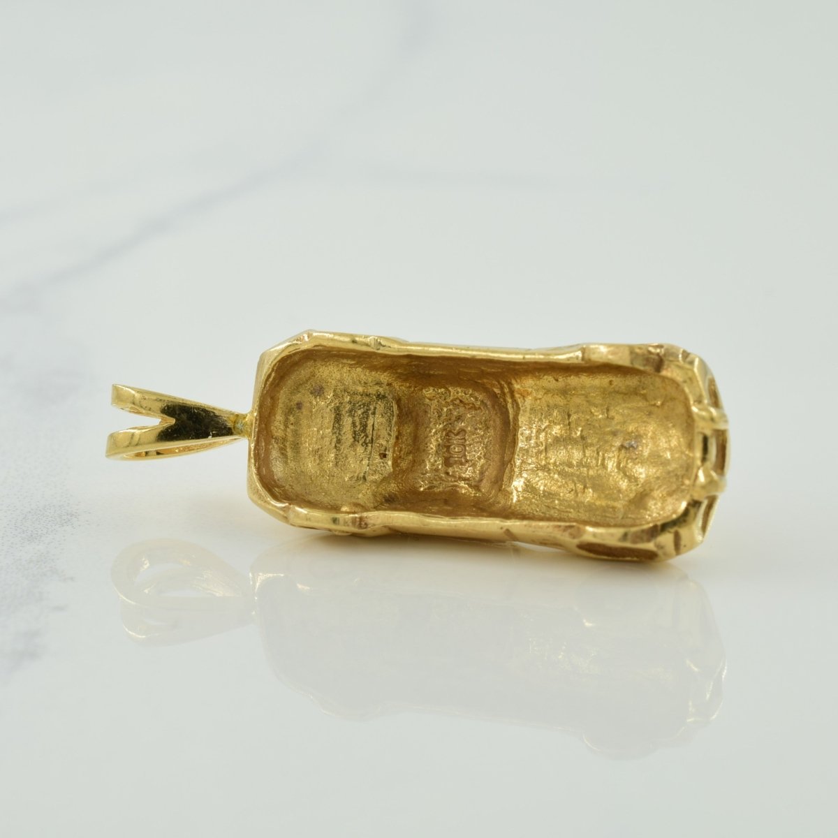 10k Yellow Gold Car Pendant | - 100 Ways
