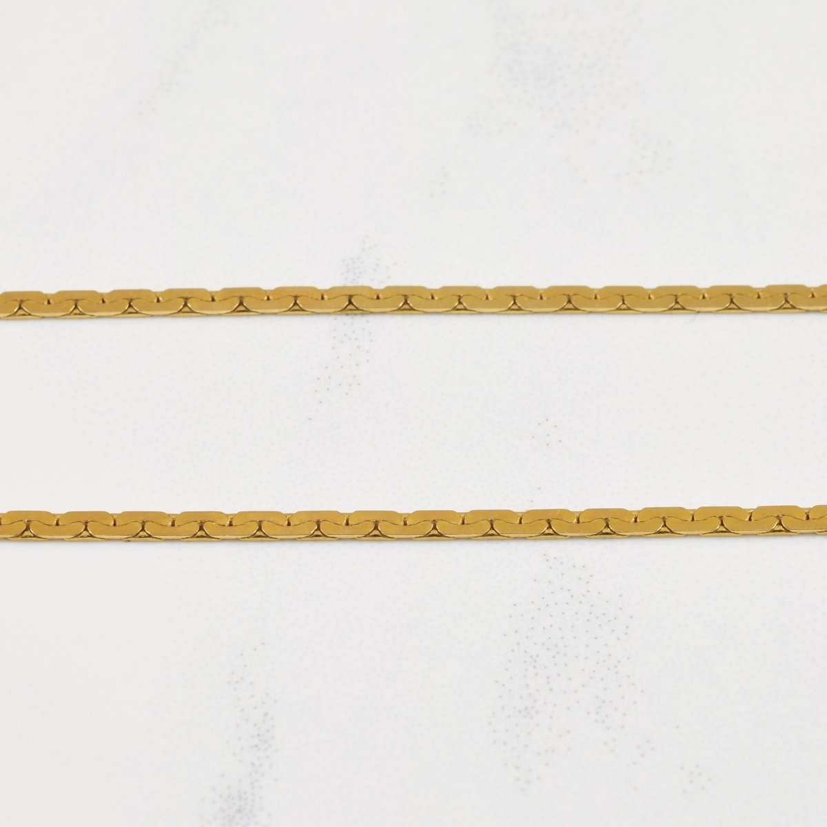 10k Yellow Gold Cobra Chain | 16" | - 100 Ways