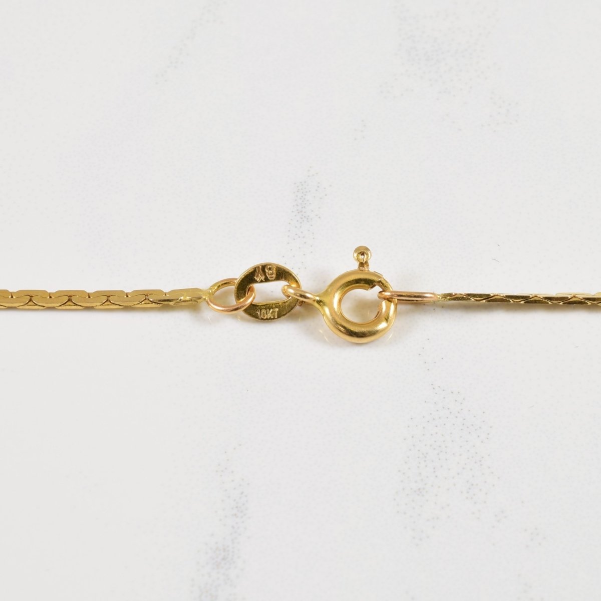 10k Yellow Gold Cobra Chain | 16" | - 100 Ways