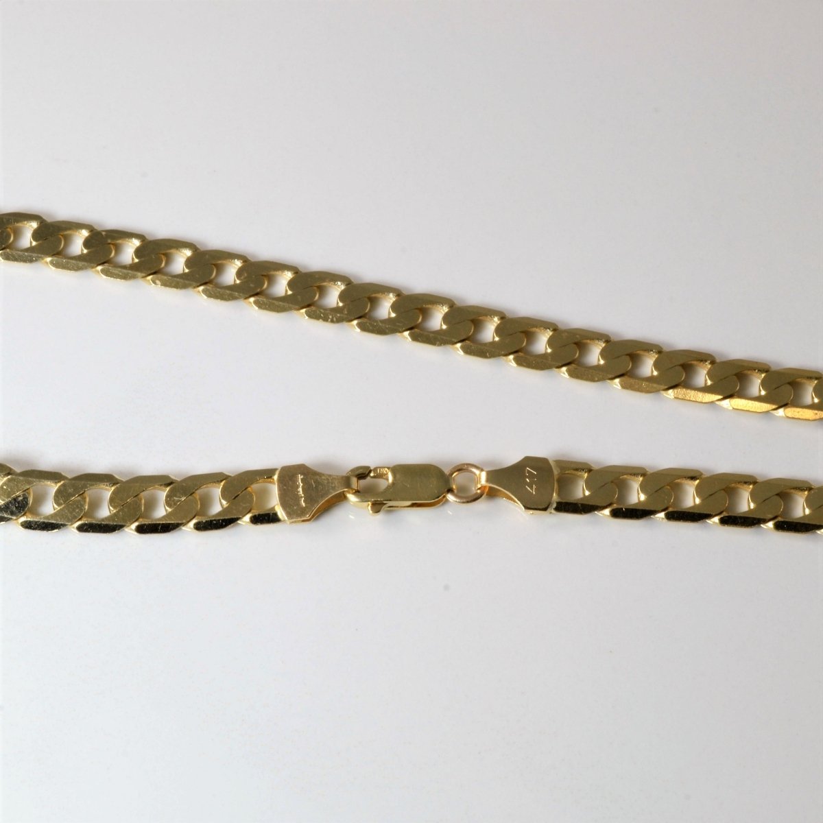 10k Yellow Gold Cuban Chain | 22" | - 100 Ways