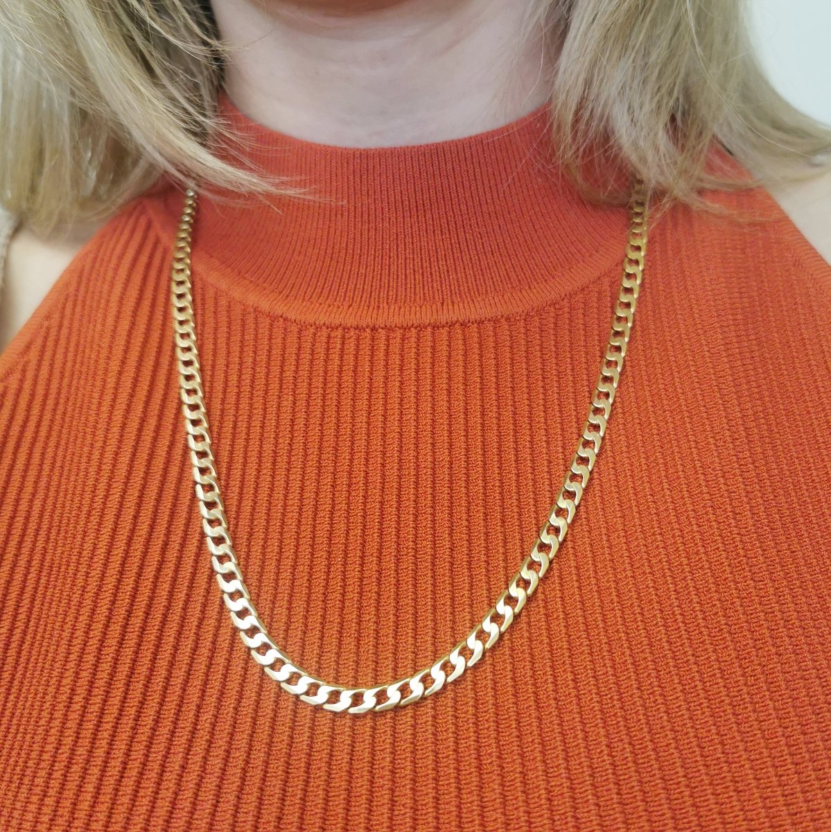 10k Yellow Gold Cuban Chain | 23" | - 100 Ways