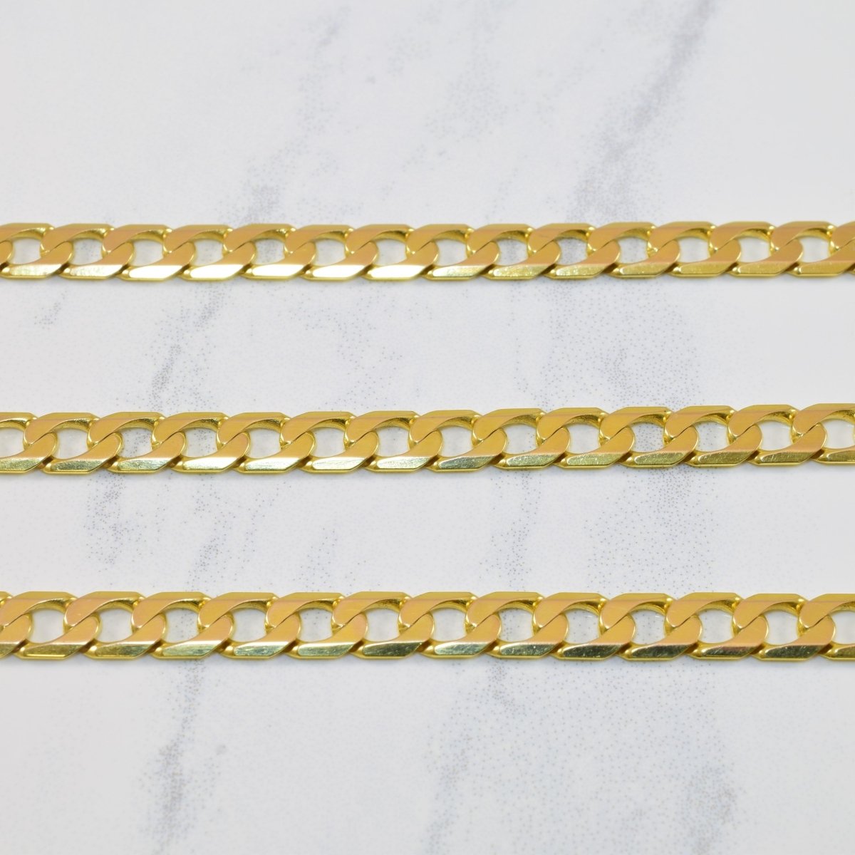 10k Yellow Gold Cuban Chain | 23" | - 100 Ways