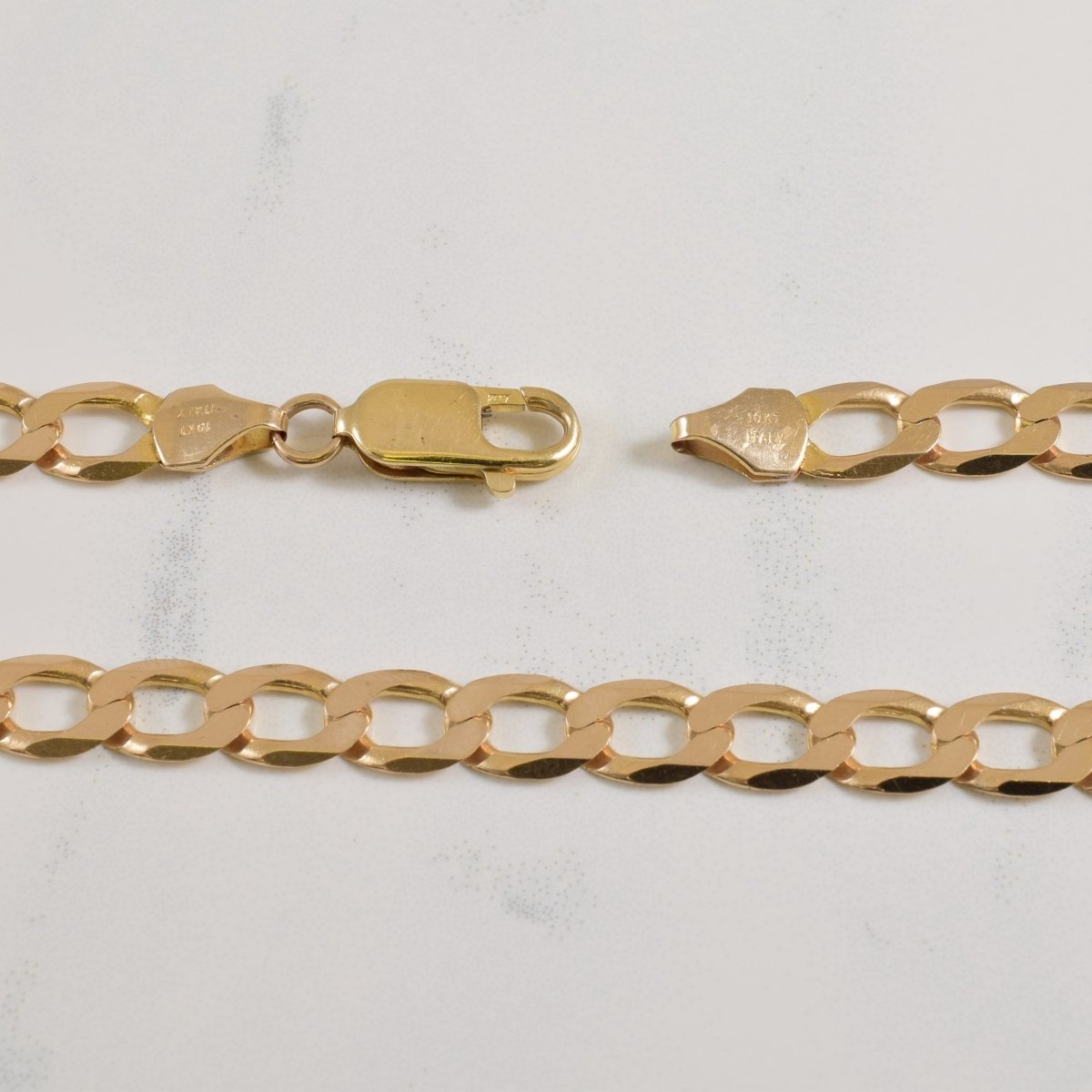 10k Yellow Gold Cuban Chain | 24" | - 100 Ways