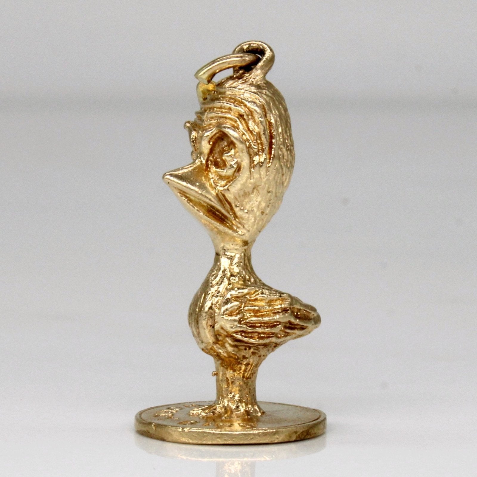 10k Yellow Gold 'Worry Bird' Pendant - 100 Ways