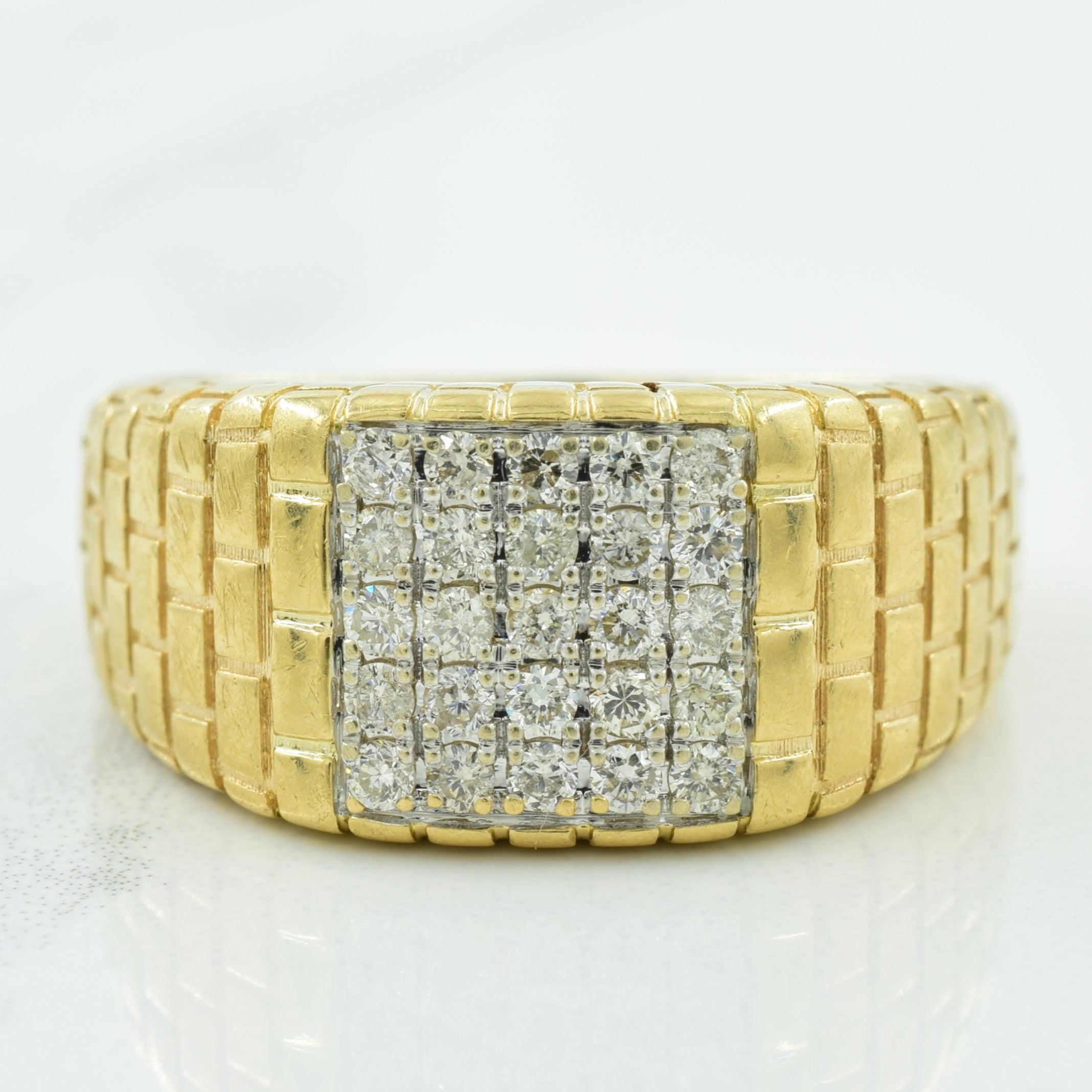 Diamond Grid Ring | 0.31ctw | SZ 9 |
