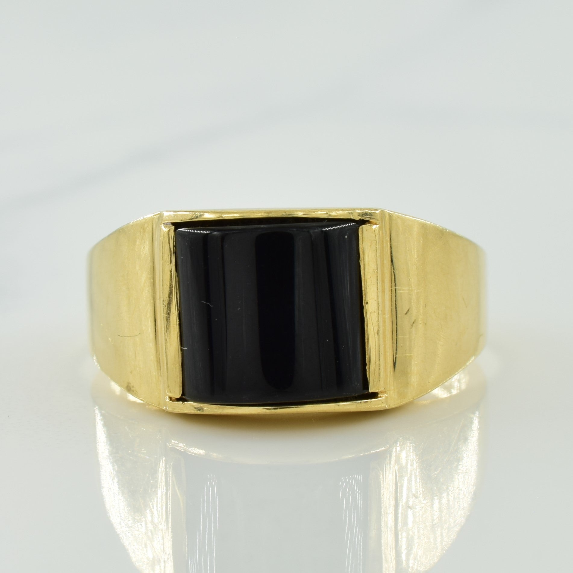 Black Onyx Ring | 2.00ct | SZ 9.75 |