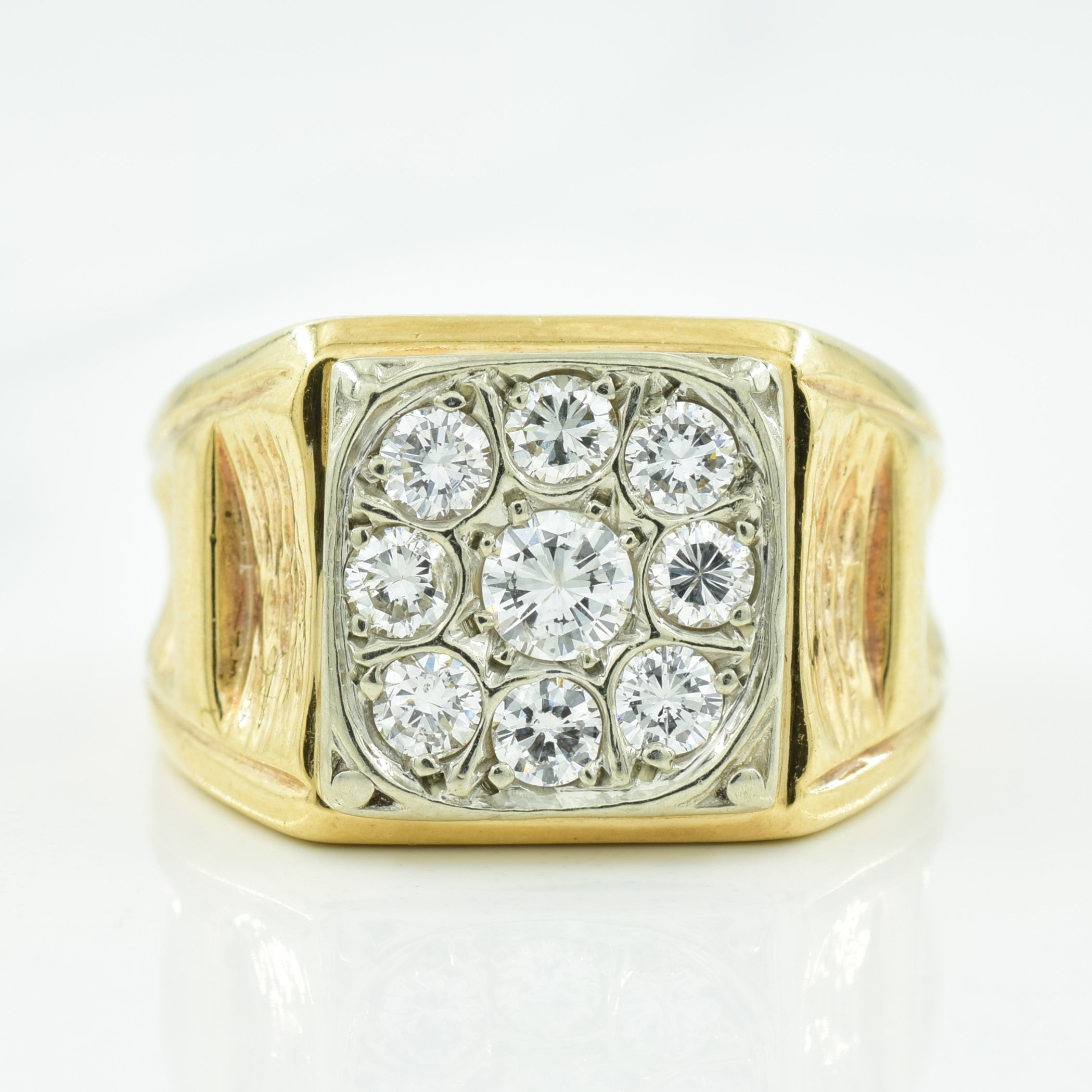 Diamond Cluster Ring | 0.76ctw | SZ 8.5 |