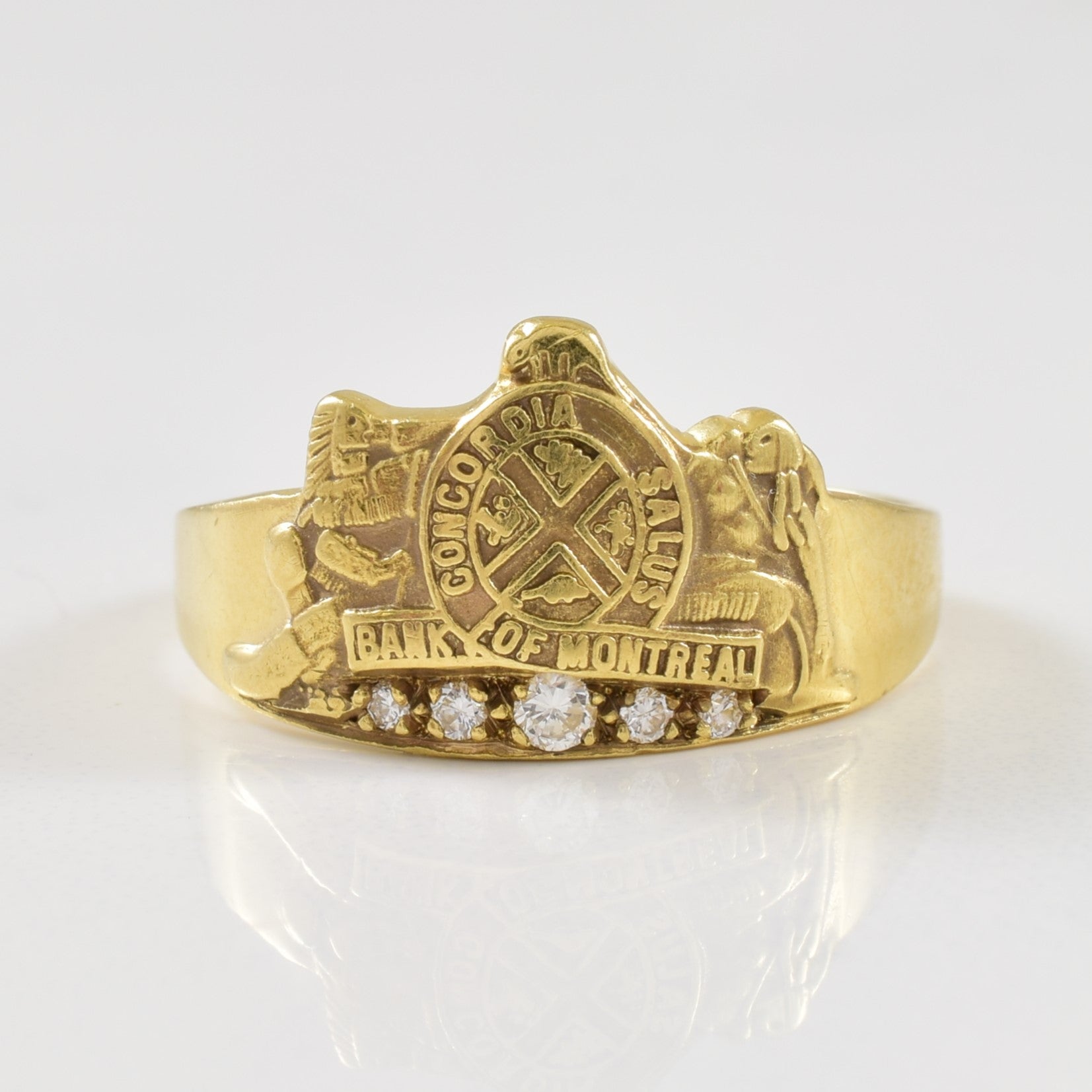 Bague en diamant de la Banque de Montréal | 0,17 ct | Taille 7,5 |