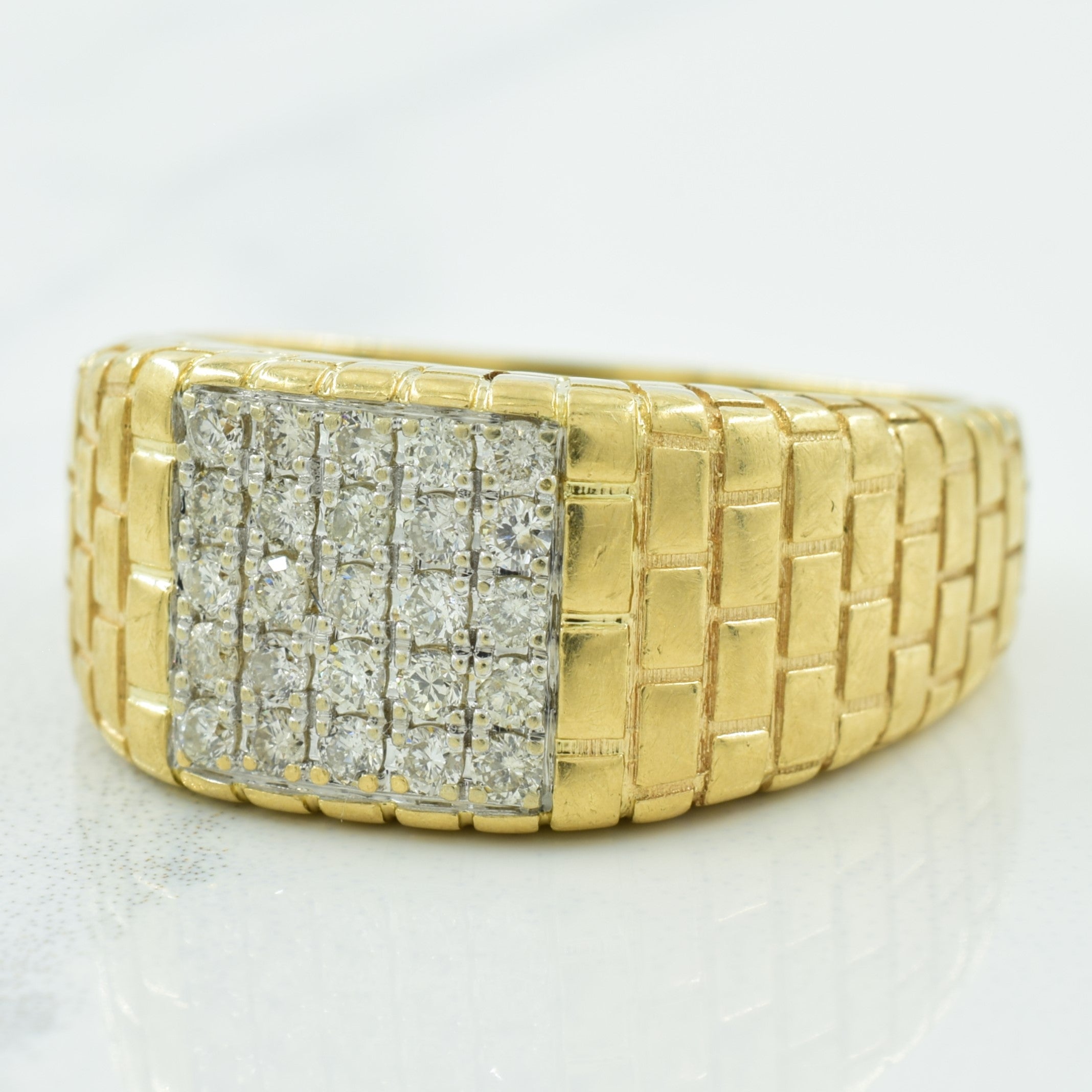 Diamond Grid Ring | 0.31ctw | SZ 9 |