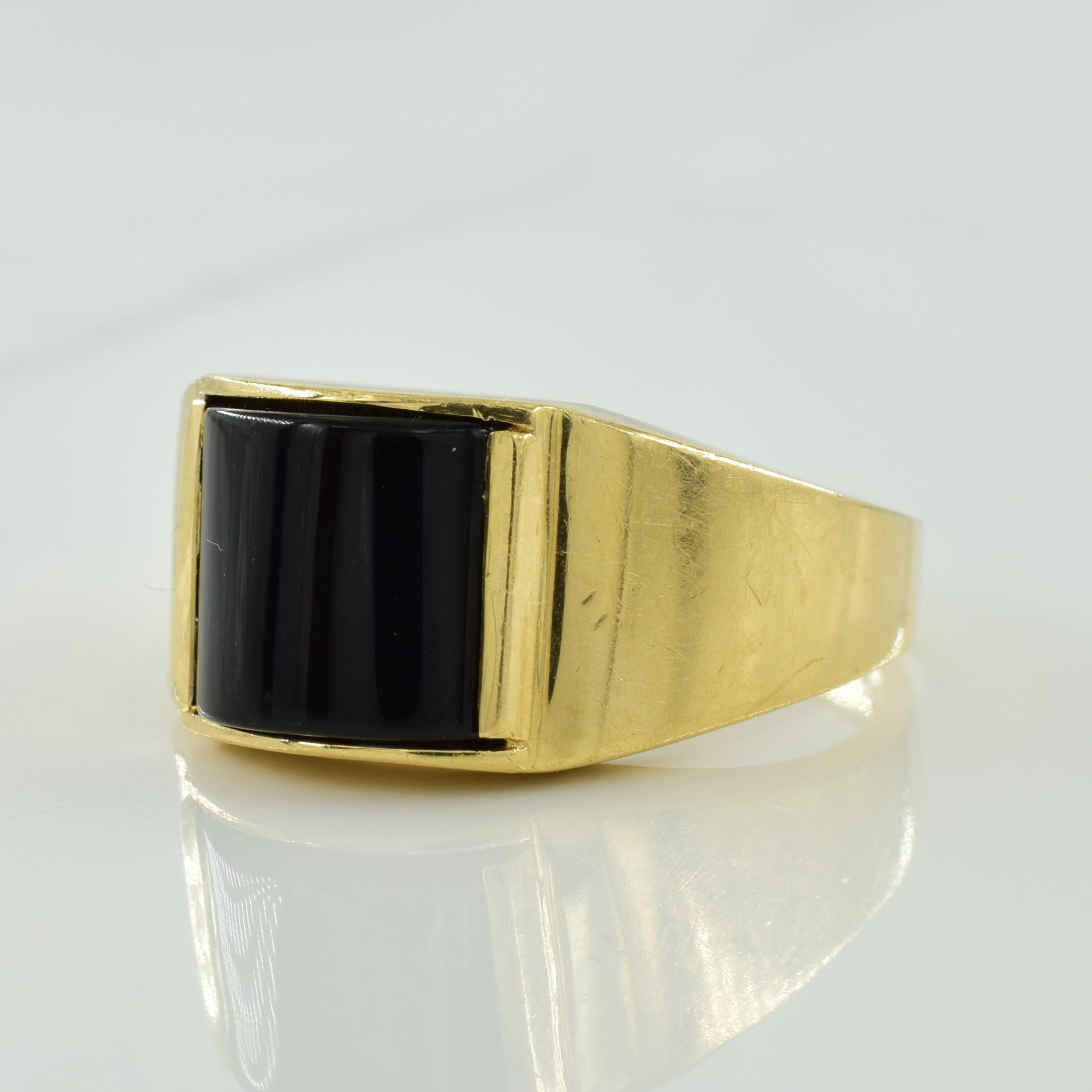 Black Onyx Ring | 2.00ct | SZ 9.75 |