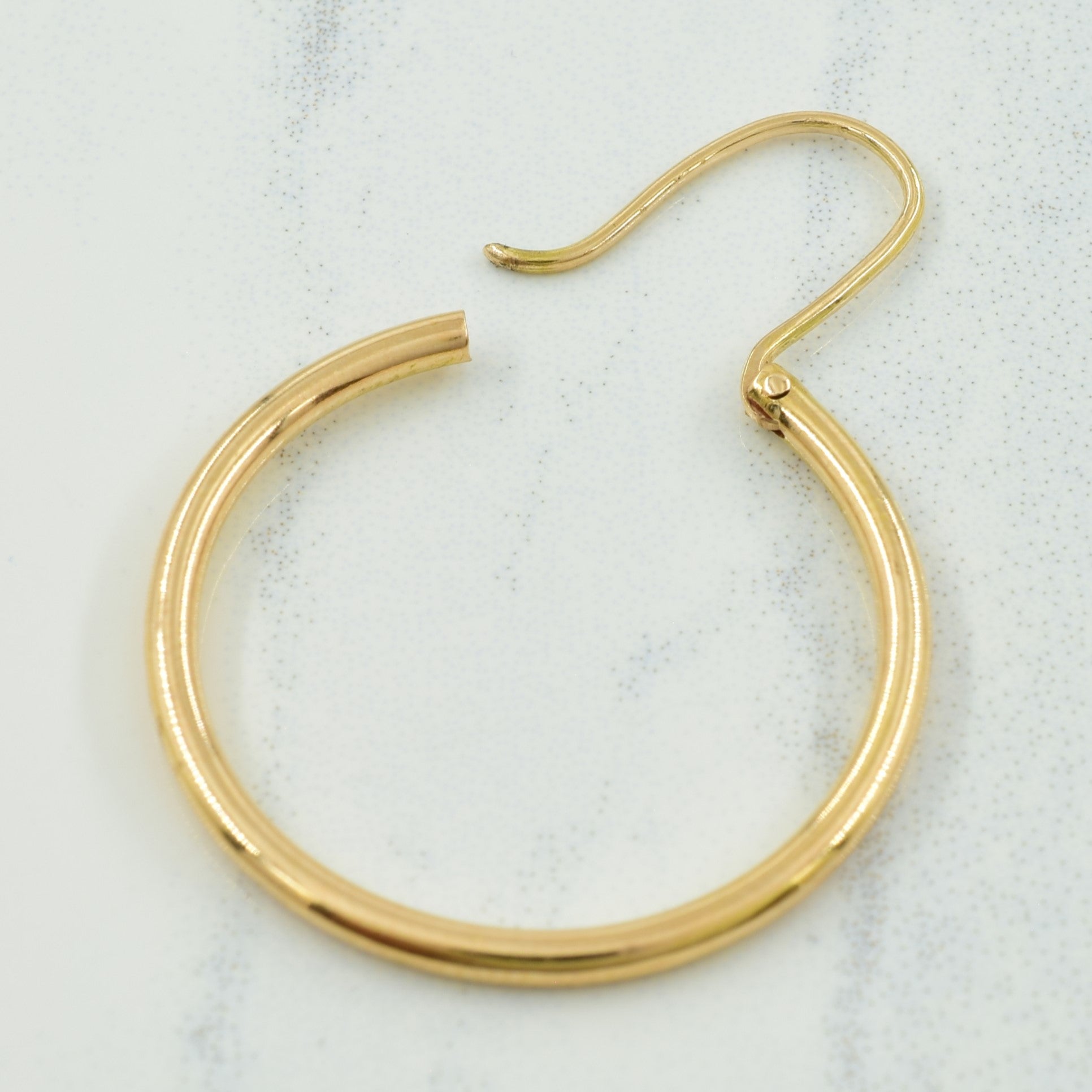 14k Yellow Gold Hoop Earrings |