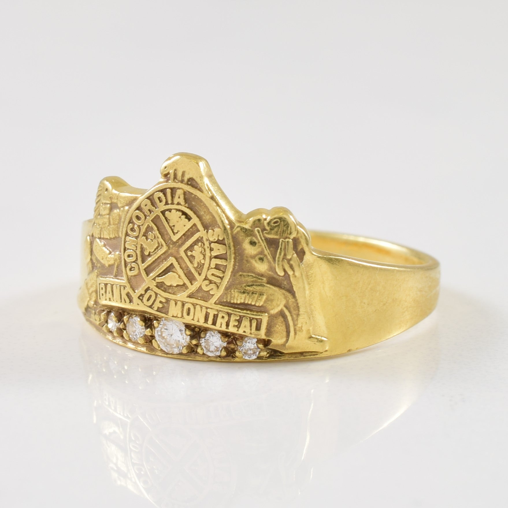 Bague en diamant de la Banque de Montréal | 0,17 ct | Taille 7,5 |