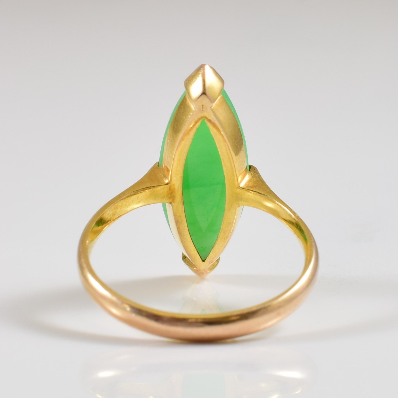 Marquise Cut Jadeite Ring | 2.00ct | SZ 4.25 |