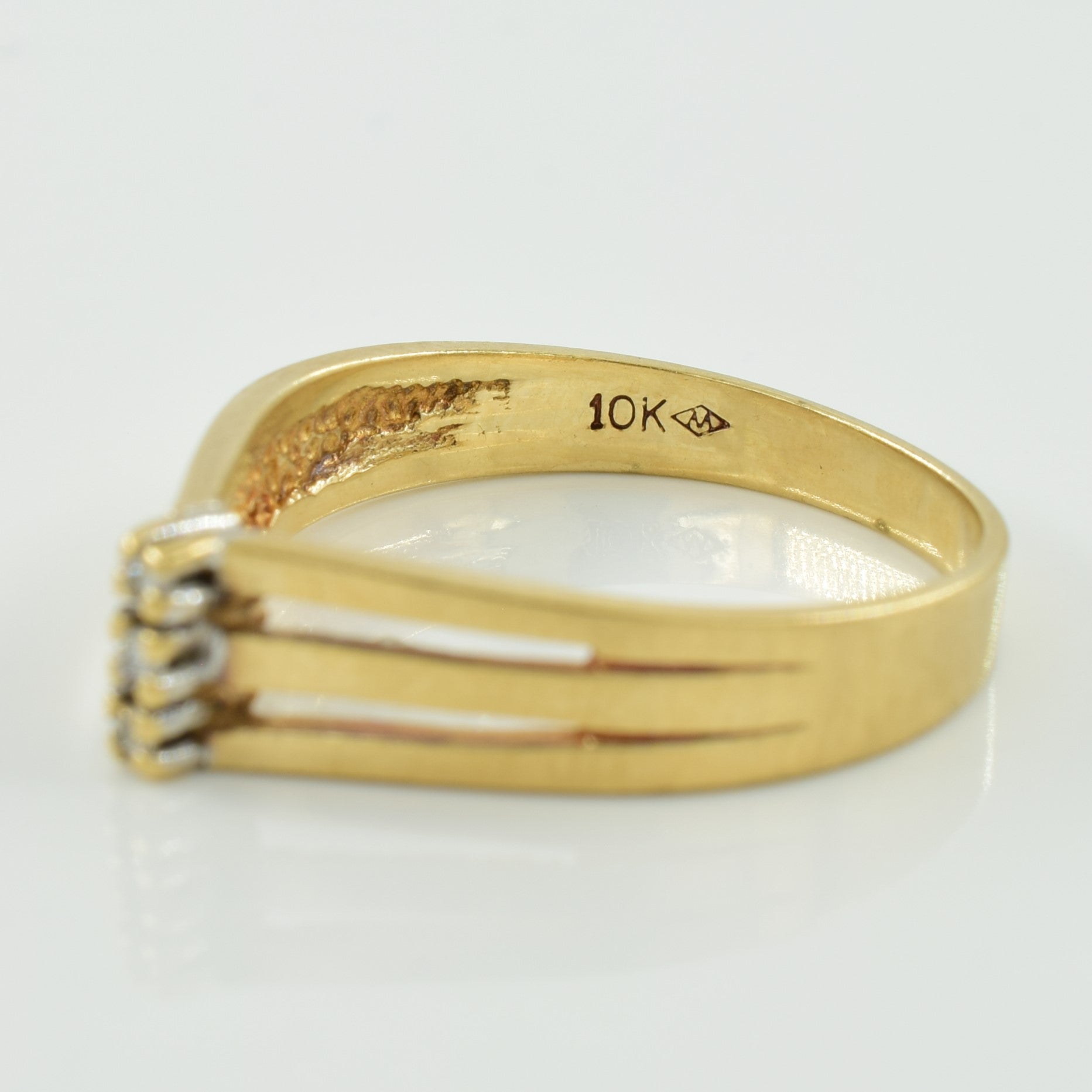Three Stone Diamond Ring | 0.03ctw | SZ 6.25 |